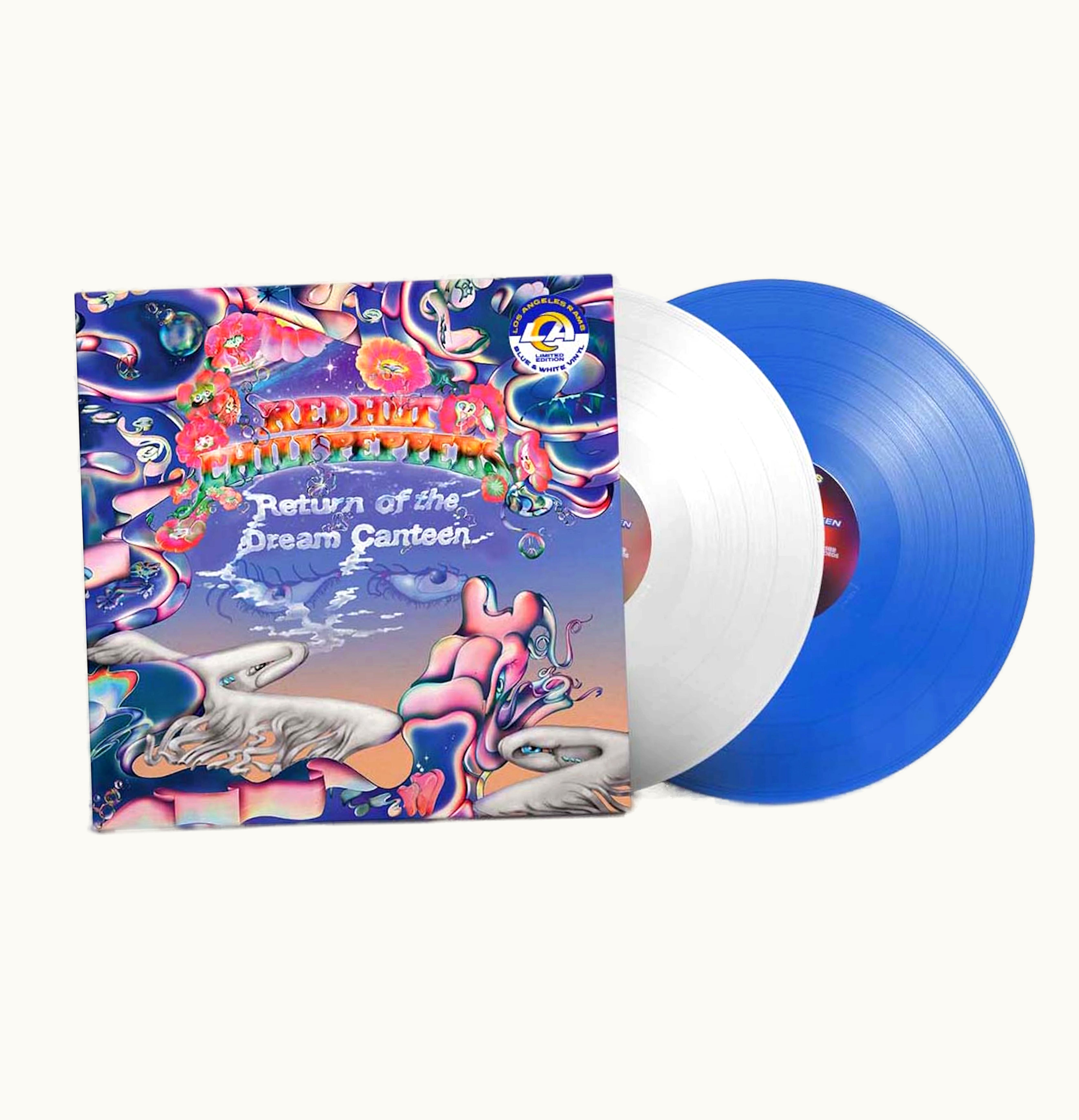 Red Hot Chili Peppers Red Hot Chili Peppers Return of the Dream Canteen Limited Edition 2XLP Vinyl Le 5000 Los Angeles Rams Blue White