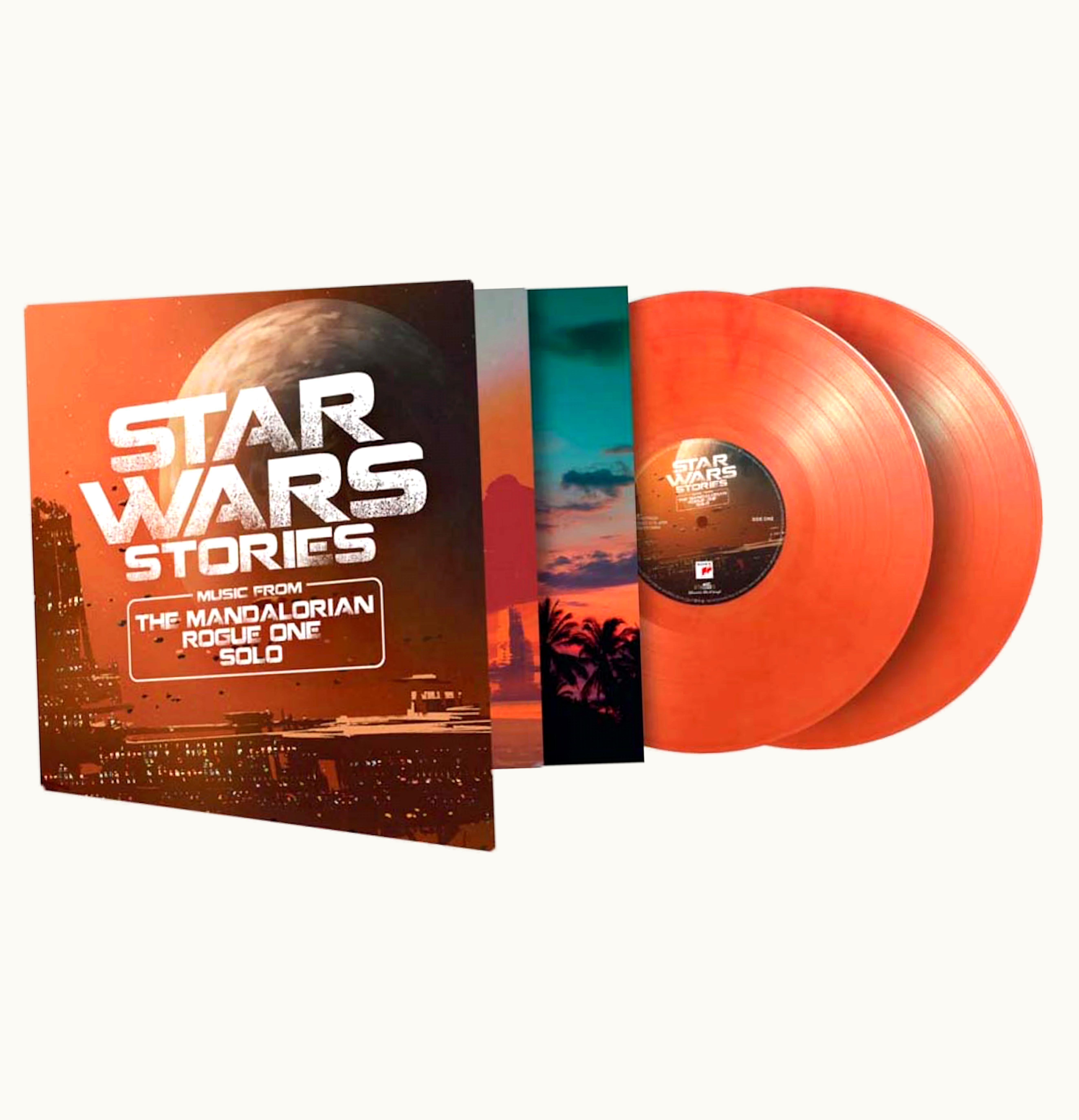 Star Wars Star Wars Stories Music from The Mandalorian Rogue One and Solo Limited Edition 2XLP Vinyl Amber