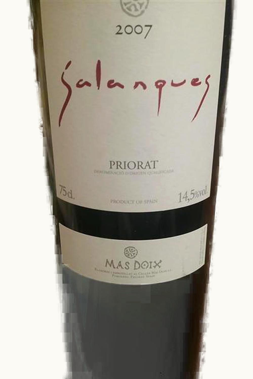 Cellars Mas Doix Salanques Doca Priorat, 2007