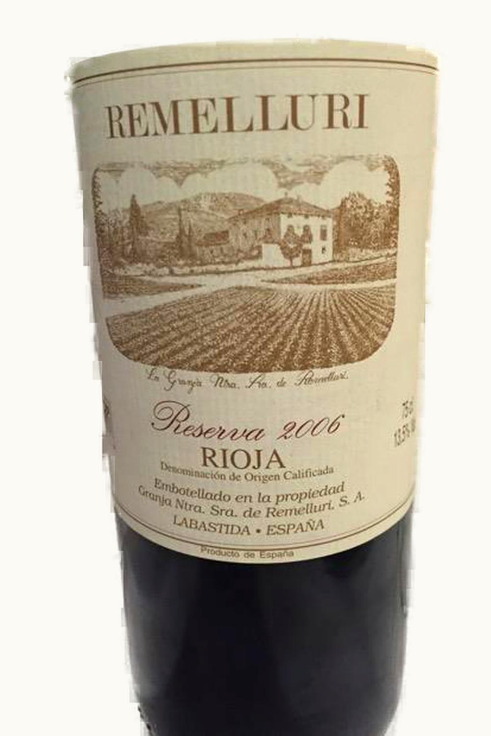 Granja de Nuestra Señora de Remelluri Reserva, 2006