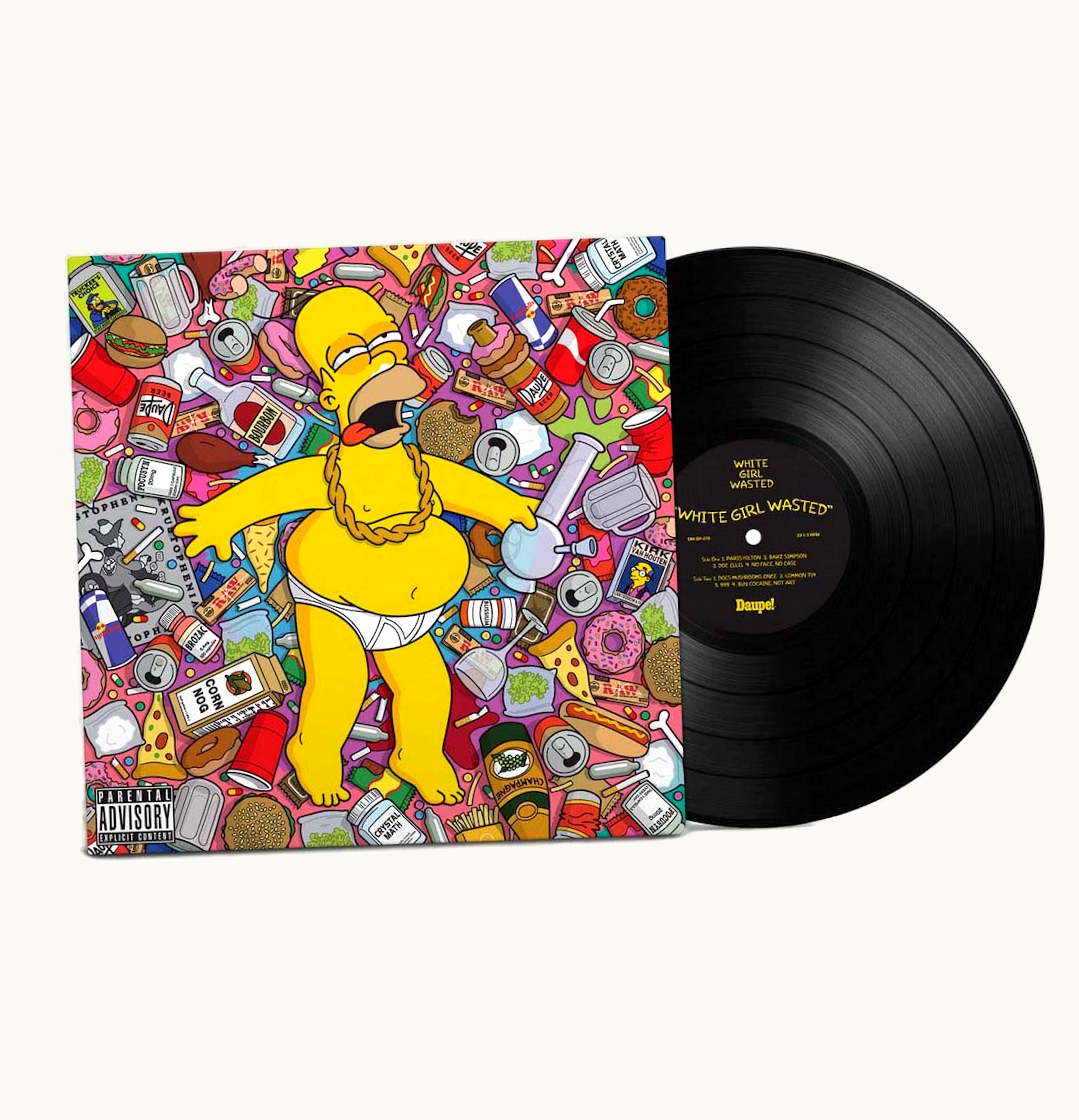 White Girl Wasted White Girl Wasted Limited Edition LP Vinyl Le 180 Black