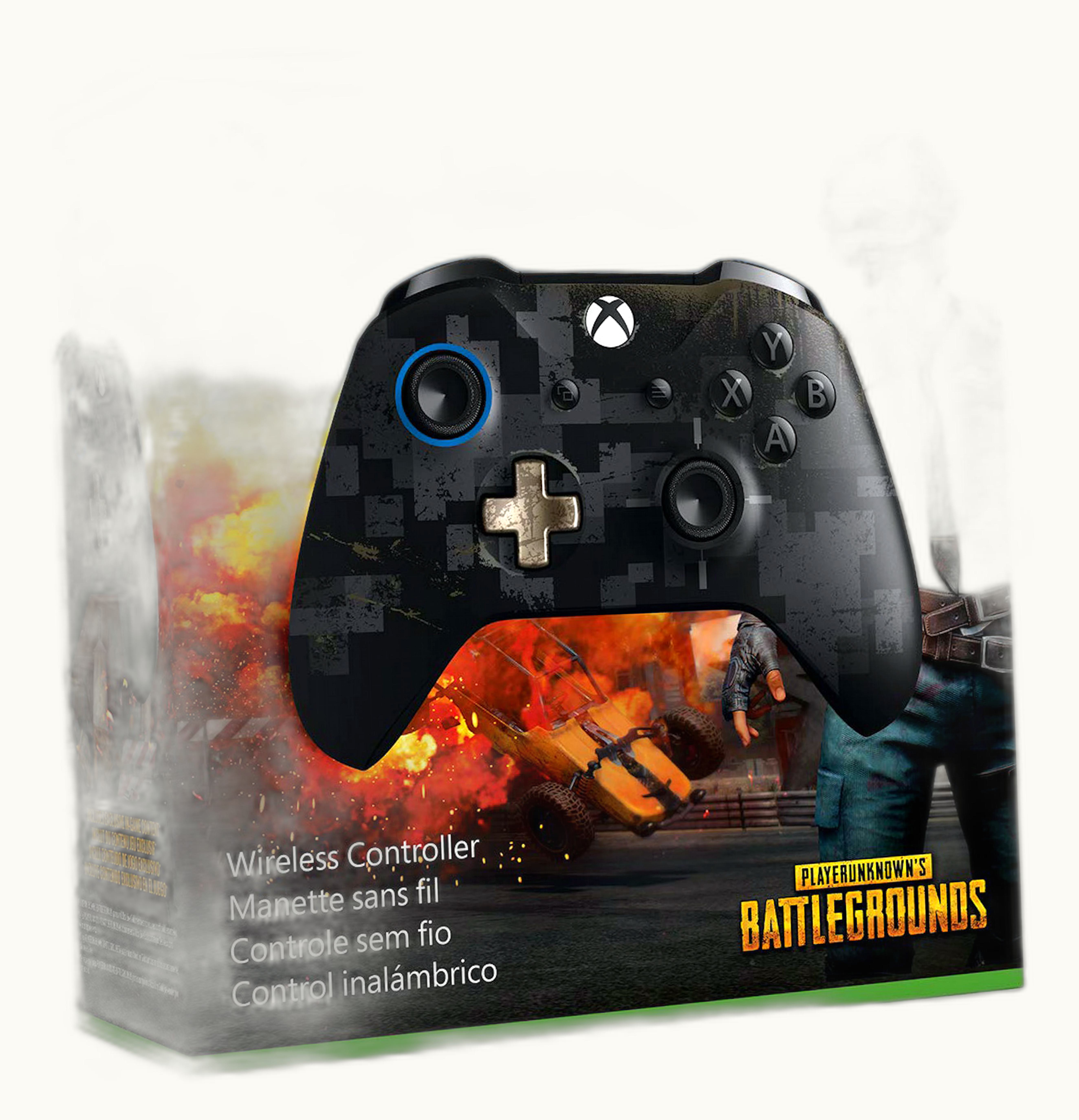Microsoft Microsoft Xbox Wireless Controller Playerunknowns Battlegrounds Limited Edition WL3 00115 Black Grey