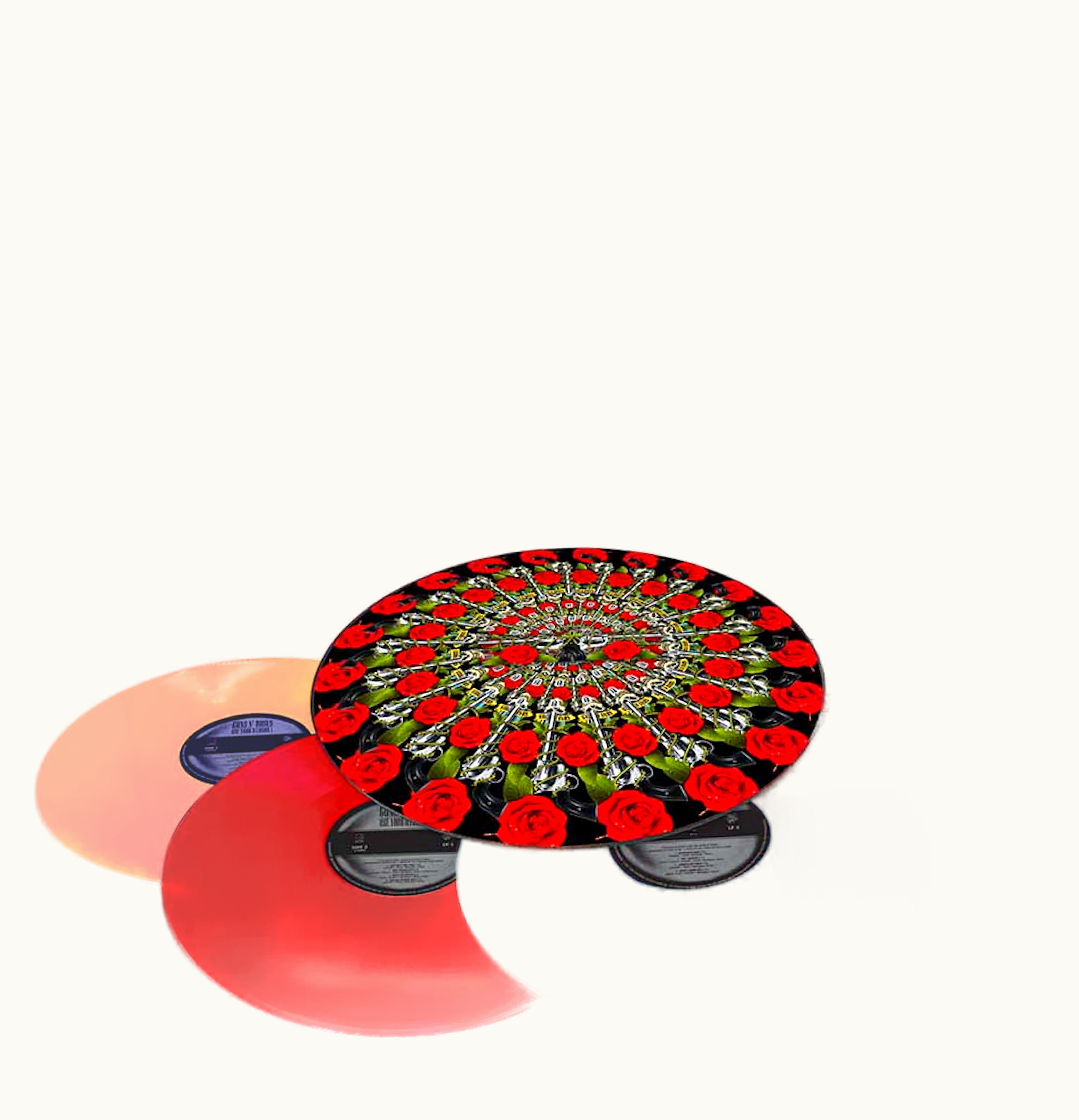 Guns N' Roses Guns N Roses Use Your Illusion Limited Ediiton 4XLP Vinyl Red Yellow Blue Purple