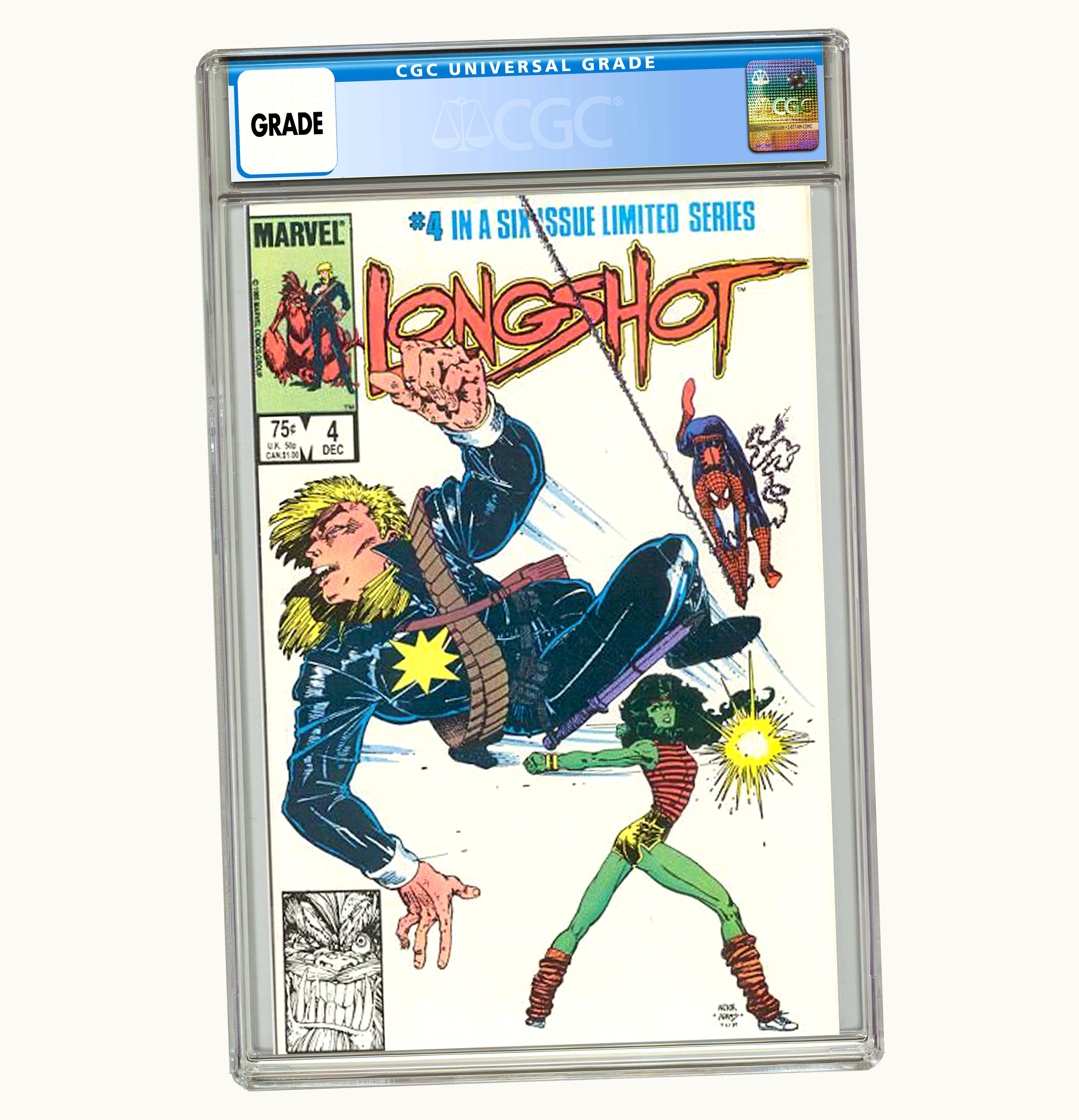 Marvel Marvel Longshot 1985 Limited Series 4 Comic Book CGC Graded