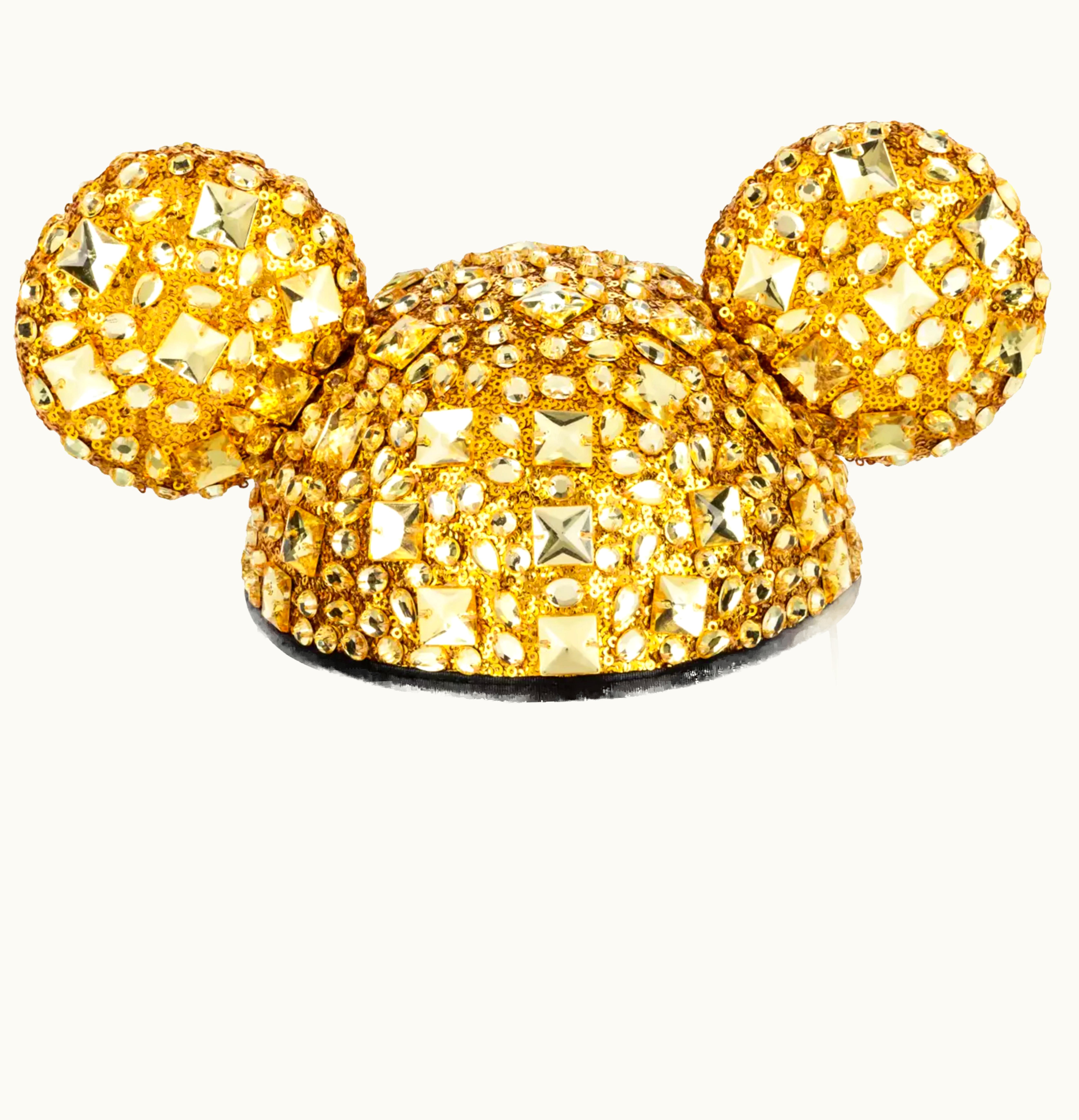 Disney Disney Walt Disney World 50th Anniversary Limited Edition Jeweled Ear Hat Gold