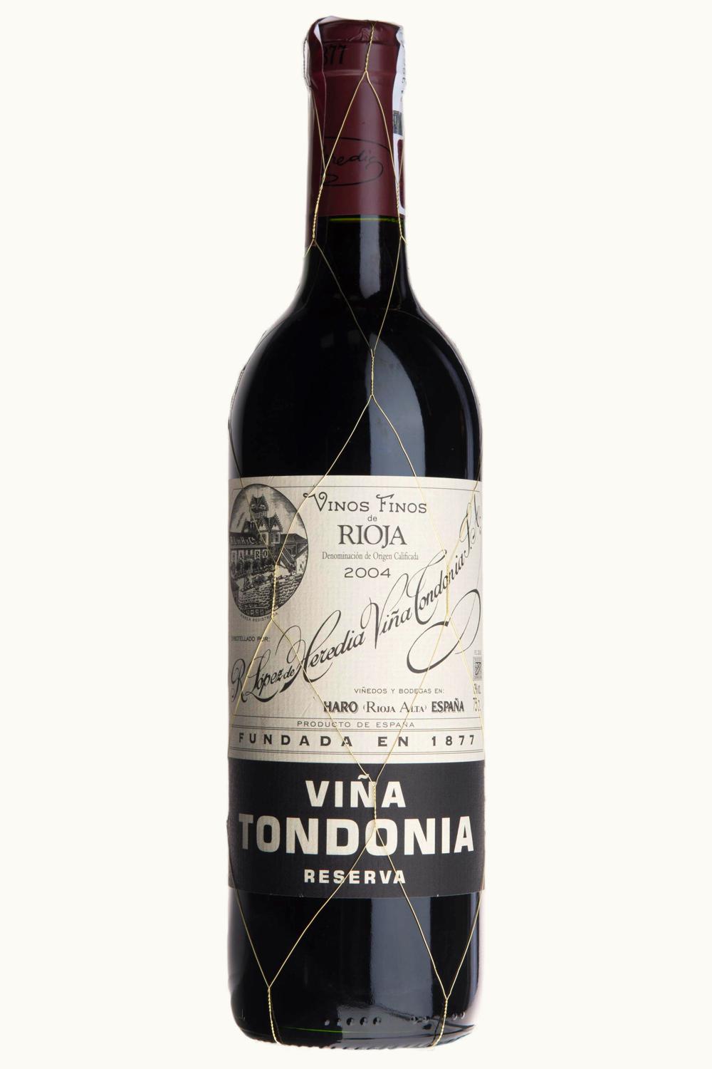 R. López de Heredia R. López de Heredia VIna Tondonia Rsrv DOCa Rioja Alta Spain, 2004