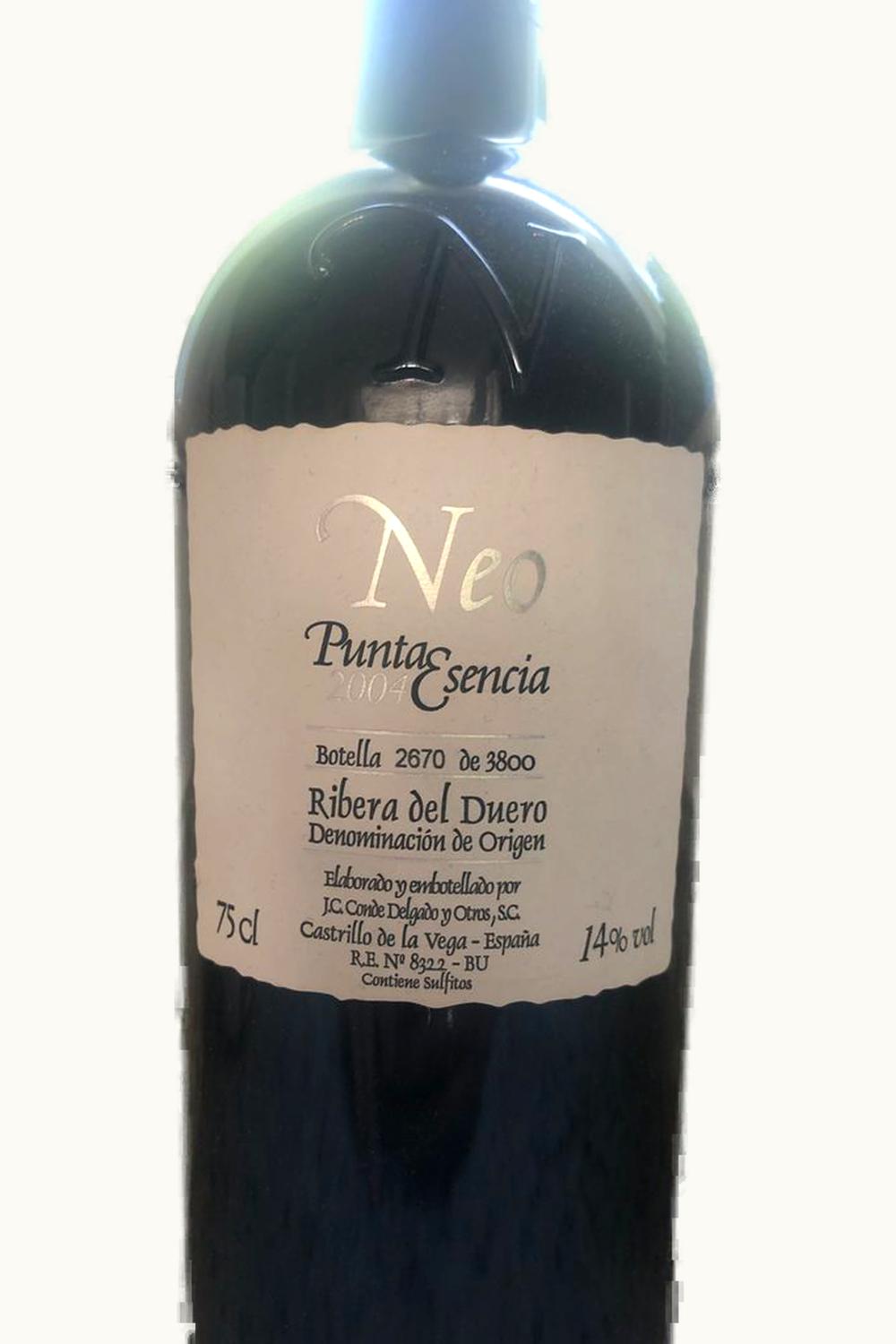 Neo Neo Punta Essencia Ribera Duero Castilla y Leon Spain, 2004