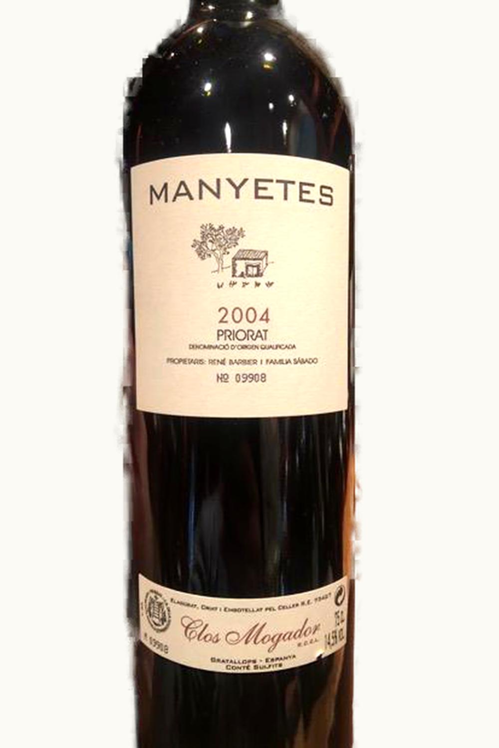 Clos Mogador Manyetes VI De Villa Gratallops DOCa Priorat Catalonia Spain, 2004