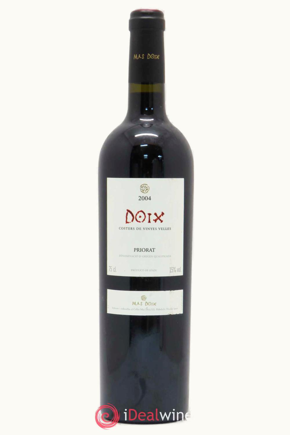 Cellars Mas Doix Costers De VInyes Velle DOCa Priorat Catalonia Spain, 2004