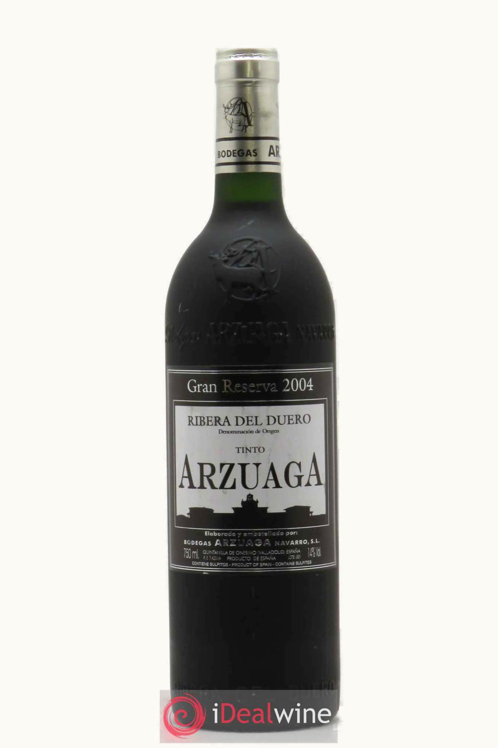 Arzuaga Navarro Grand Rsrv Ribera Duero Castilla y Leon Spain, 2004