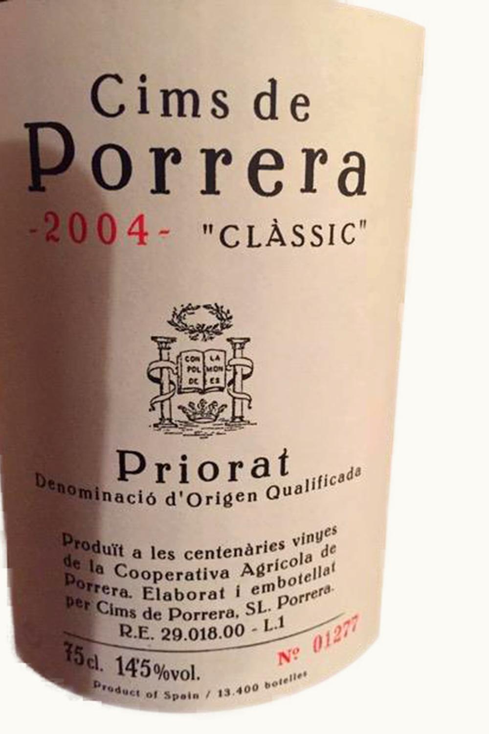 Cims De Porrera Cims De Porrera Cls DOCa Priorat Catalonia Spain, 2004