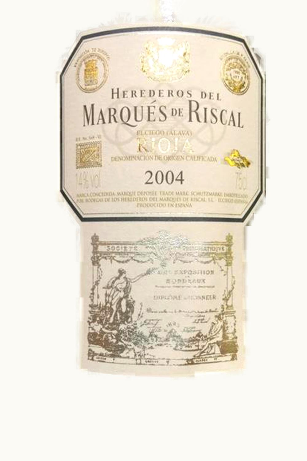 Marquis de Riscal Marquis de Riscal 150 T H Annvrs Grand Rsrv DOCa Rioja Alavesa Spain, 2004