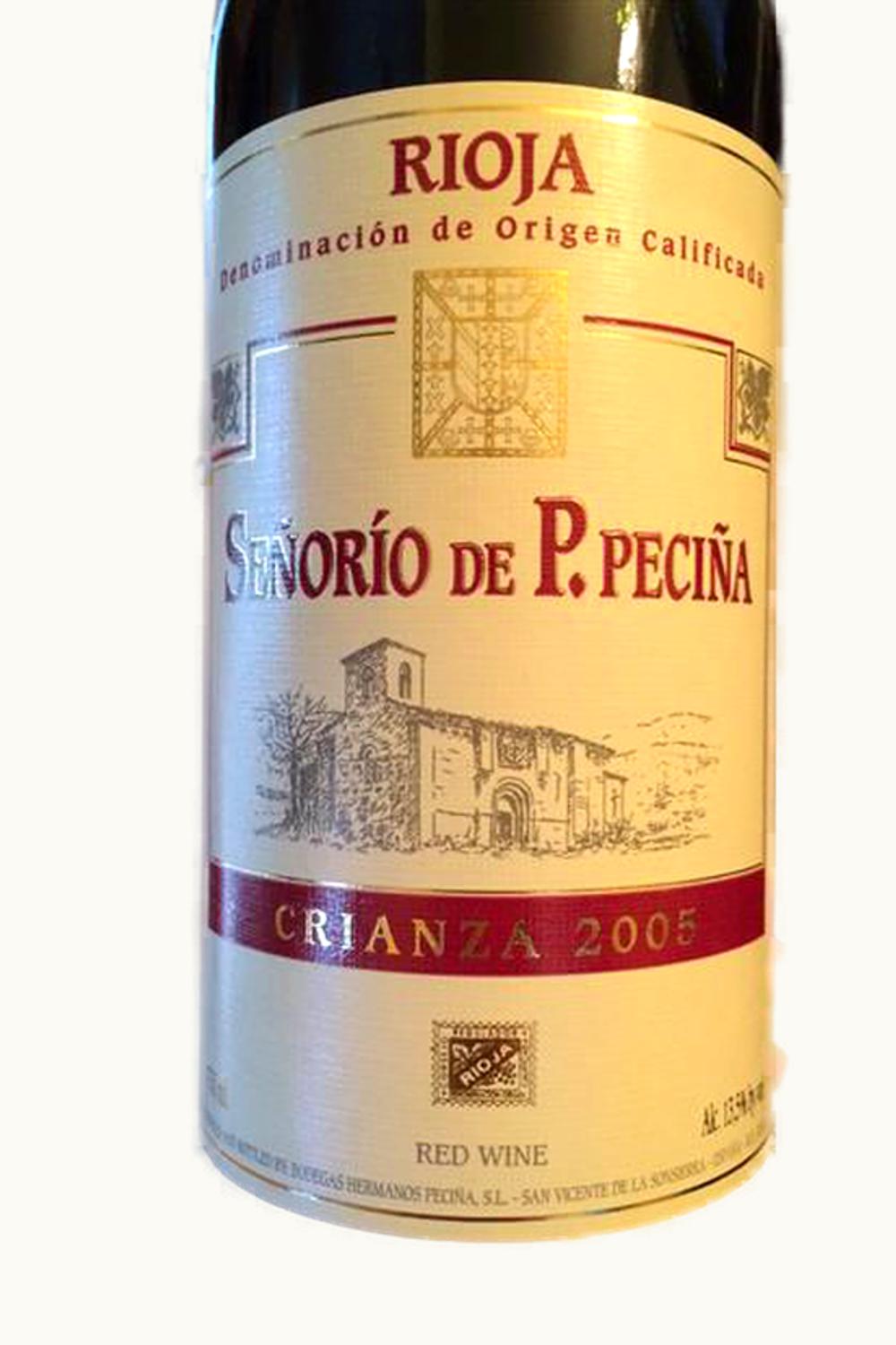 Hermanos Pecina Hermanos Pecina Senorio De P Crianza DOCa Rioja Spain, 2003