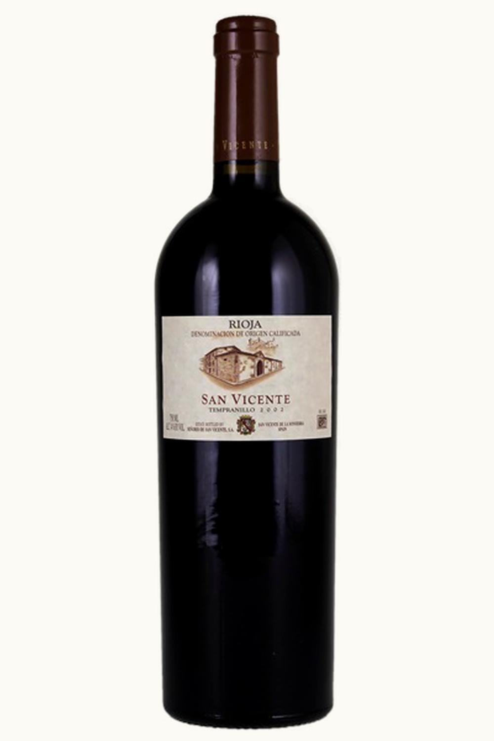 Señorío de San Vicente Señorío de San VIcente Tempranillo D.O.Ca Rioja Spain, 2002