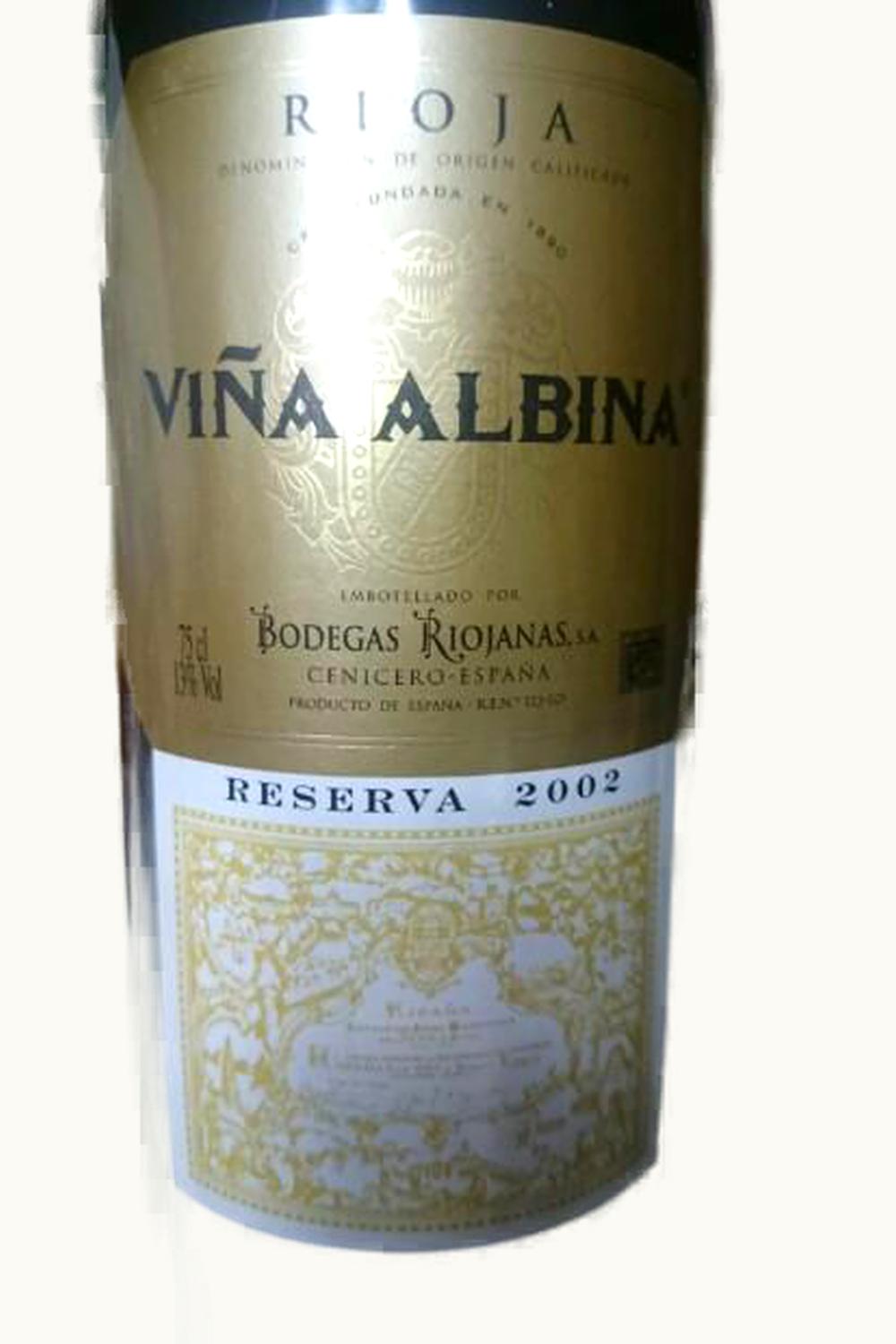 La Rioja Alta La Rioja Alta Viña Albina Reserva D.O.Ca Rioja Alta Spain, 2002