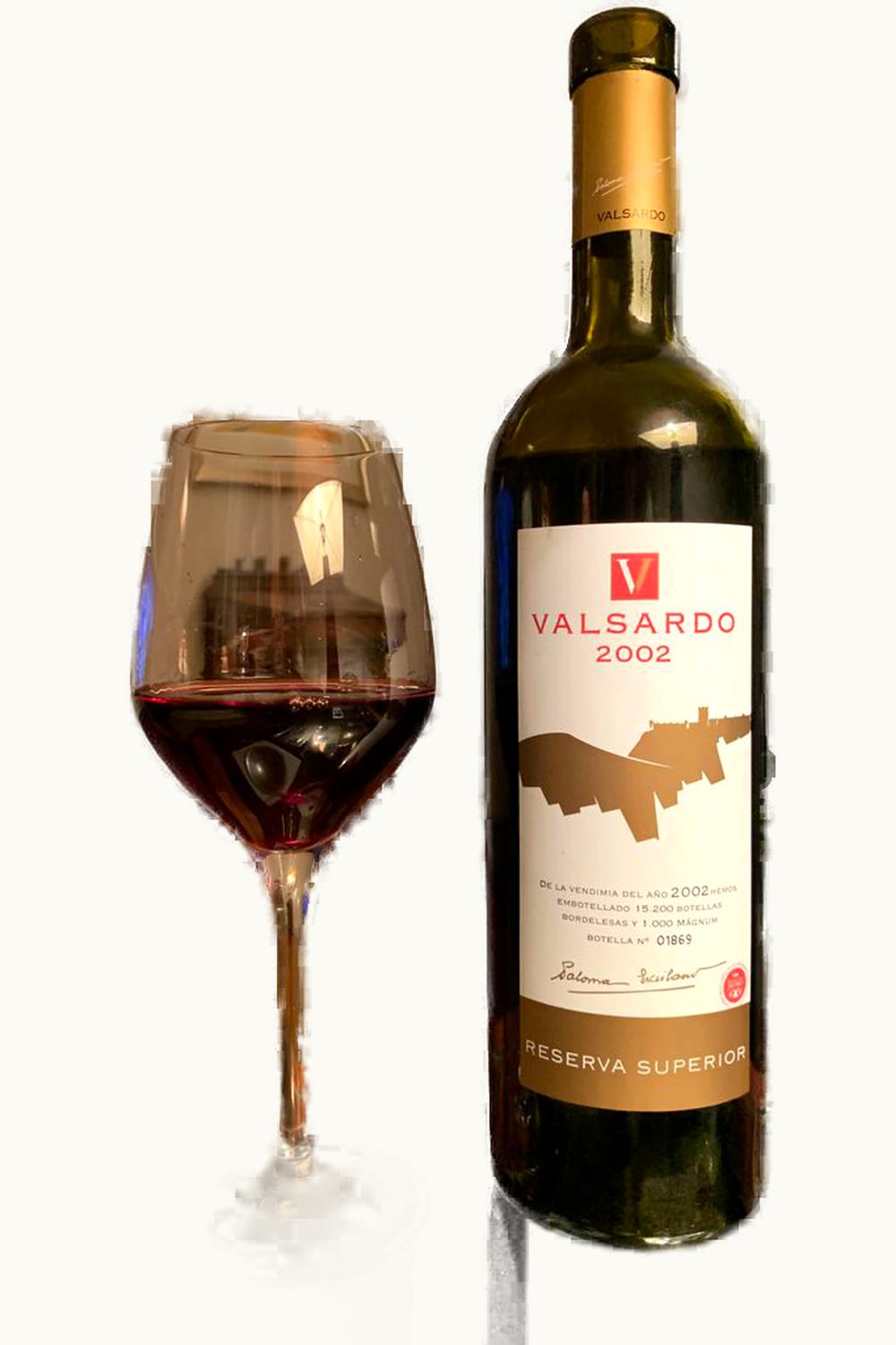 Valsardo Reserva Superior Ribera del Duero Castilla y León Spain, 2002