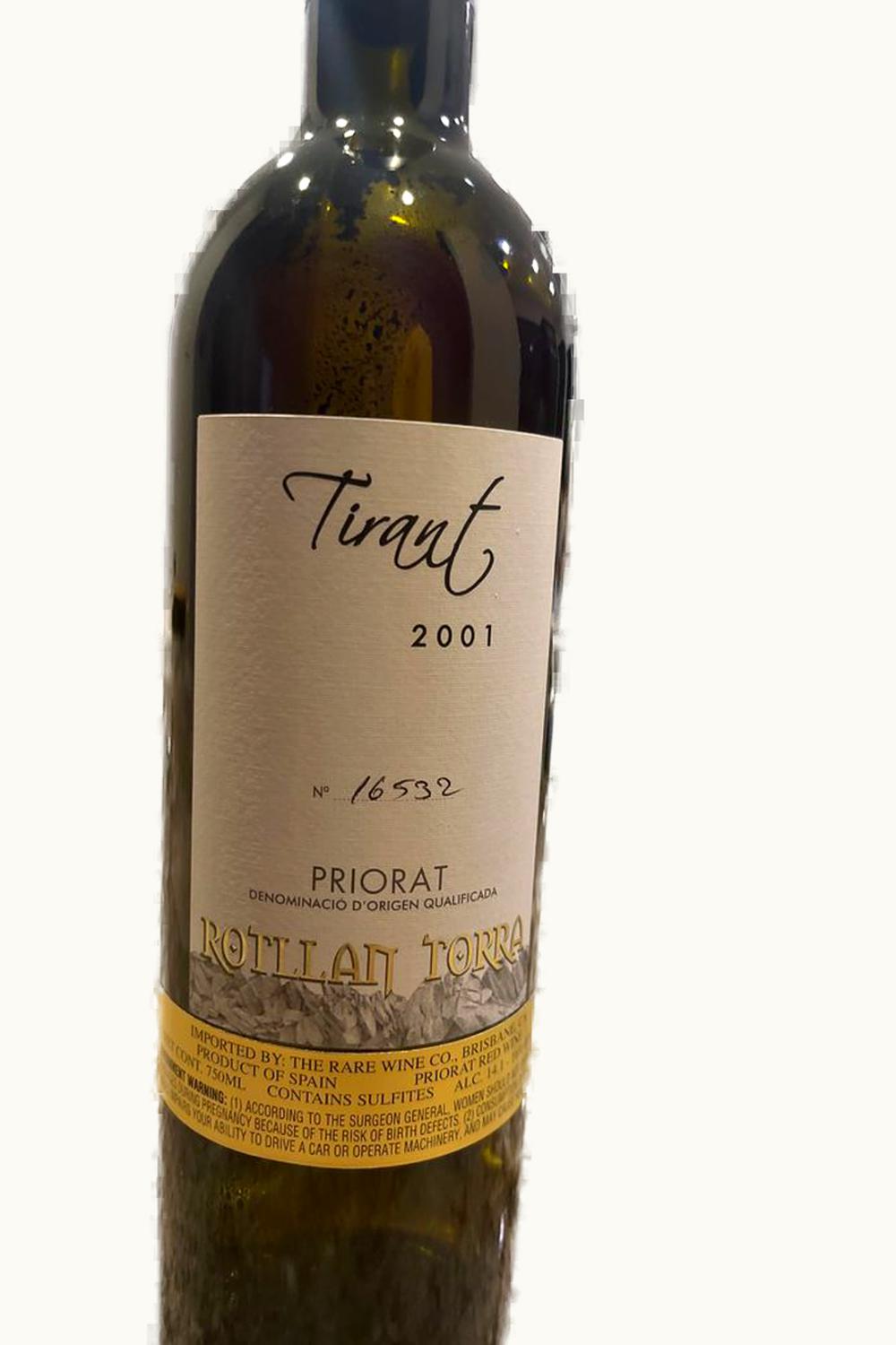 Rotllan Tora Tirant D.O.Ca Priorat Catalonia Spain, 2001