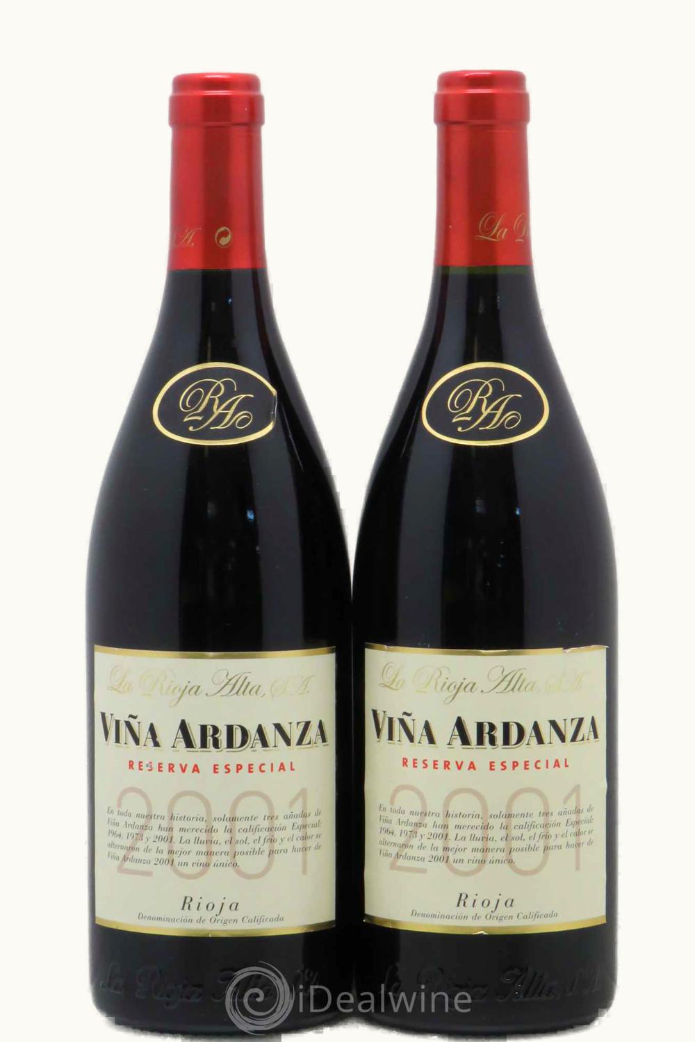 La S.A. La S.A. VIna Ardanza Reserva, 2001