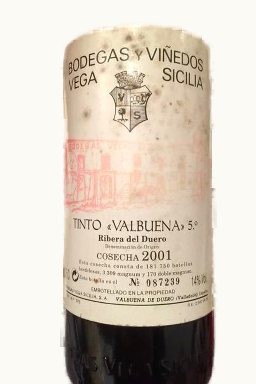 Vega Sicilia Vega Sicilia Tinto Valbuena 5o, 2001