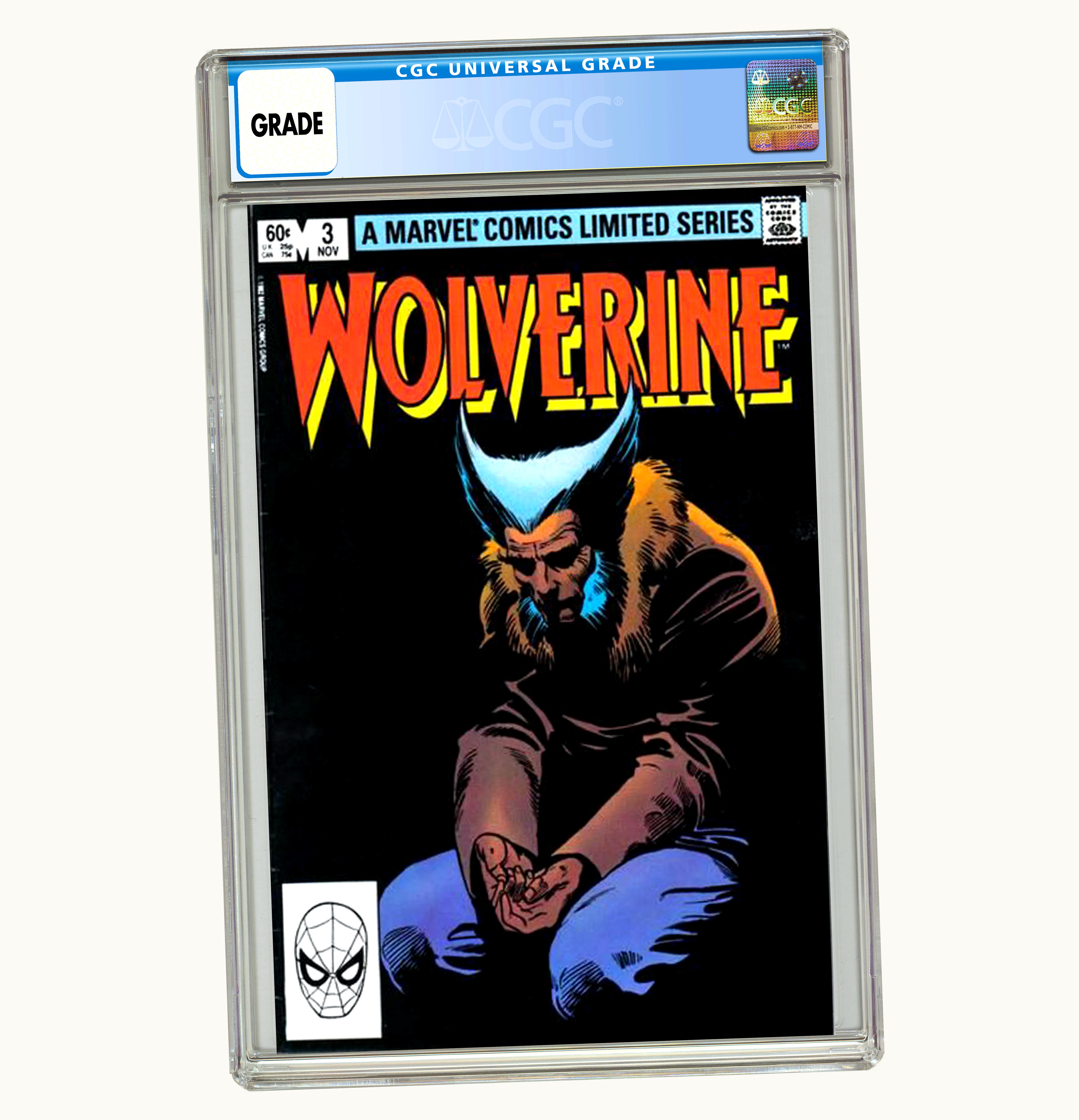 Marvel Marvel Wolverine 3 Limited Series Comic Book CGC Graded