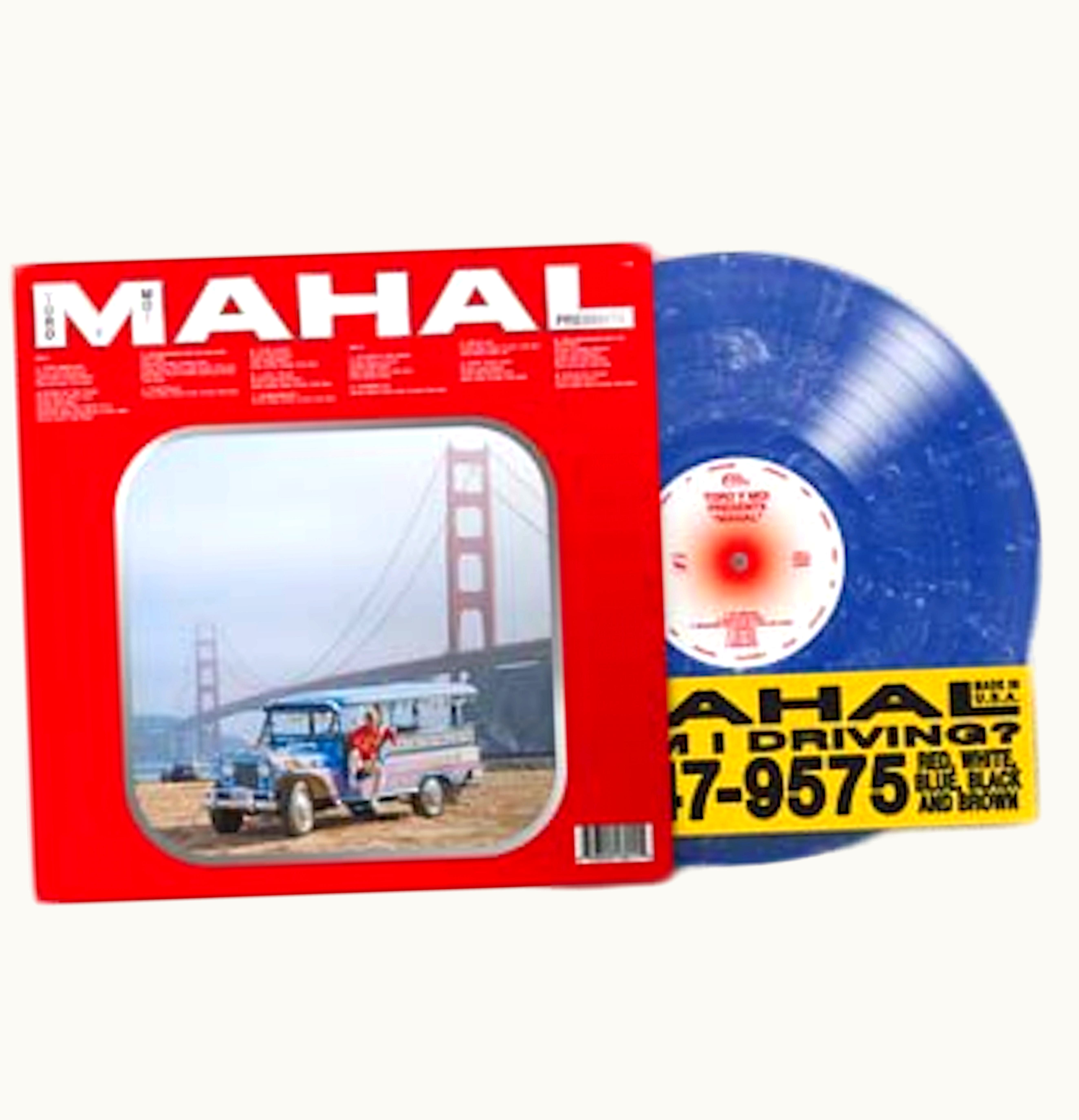 Toro y Moi Toro y Moi Mahal Limited Edition LP Vinyl Blue with White Splatter