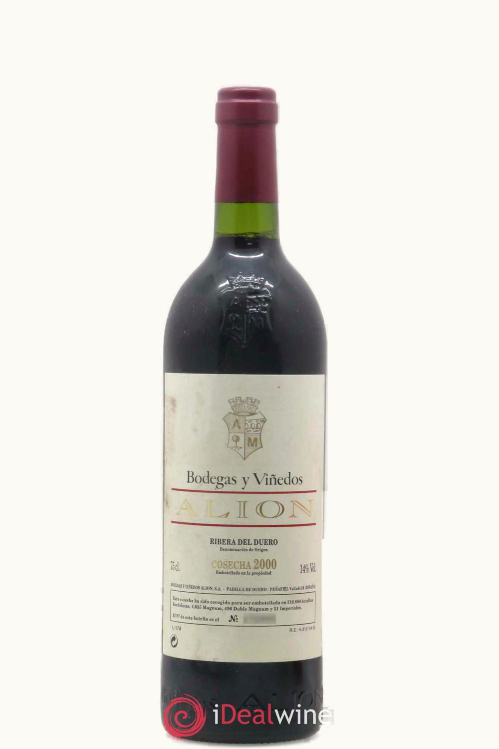 Vega Sicilia Vega Sicilia Alion Ribera Duero, 2000