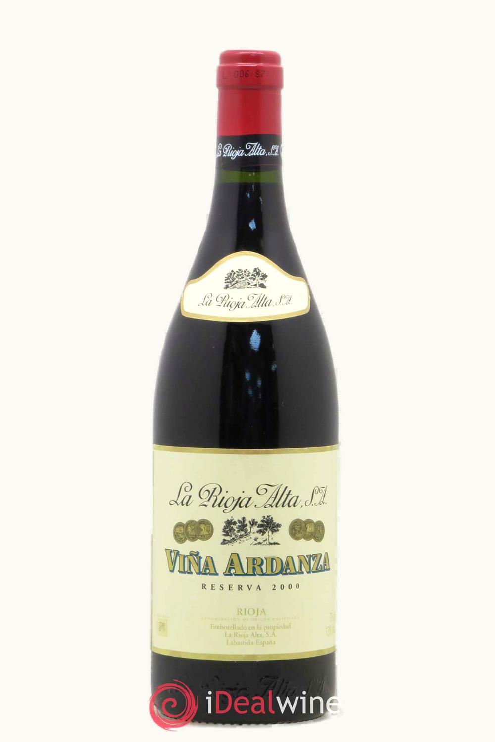 La S.A. La S.A. VIna Ardanza Rsrv Doca Rioja Alta, 2000