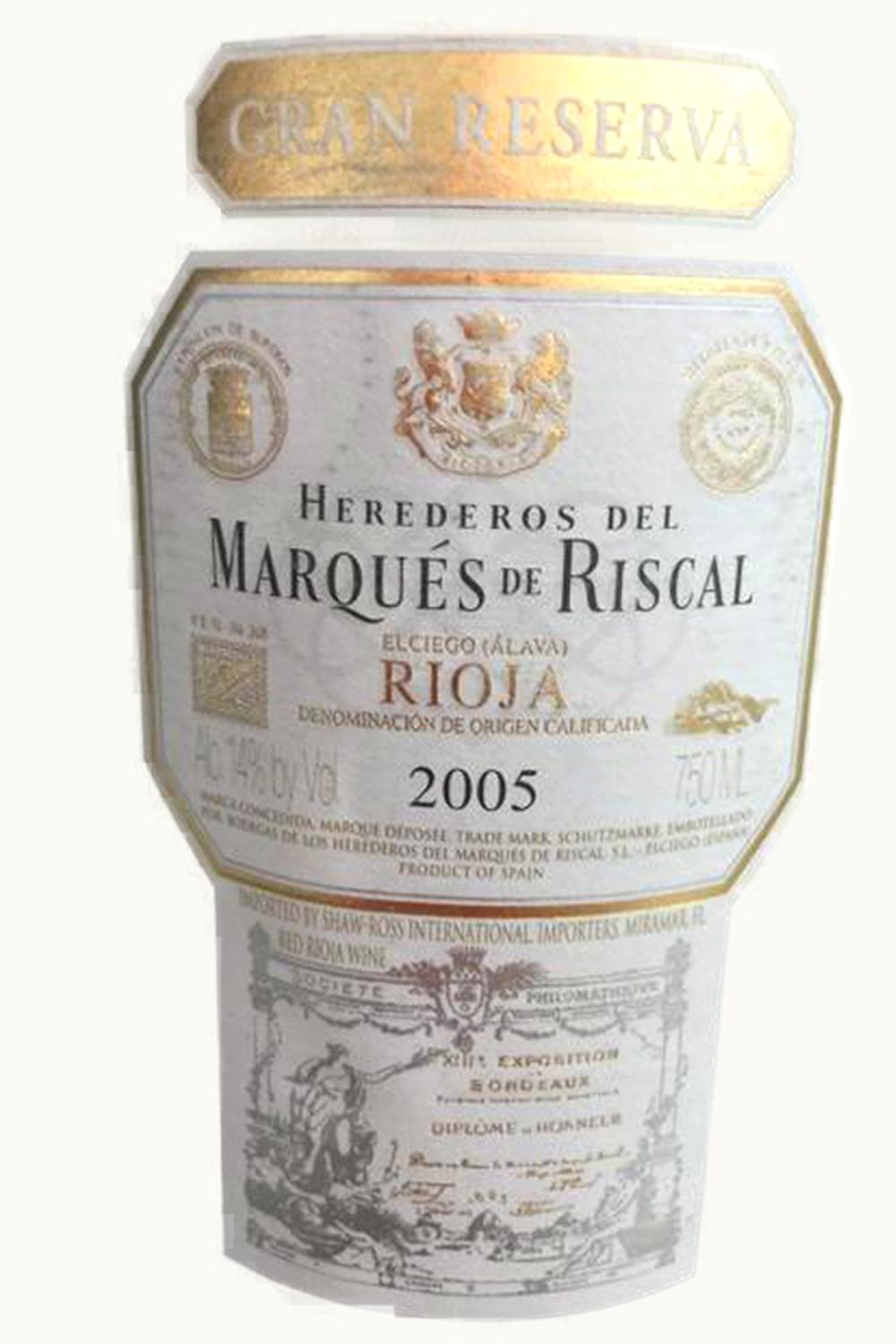 Marquis de Riscal Marquis de Riscal Grand Rsrv Doca Rioja Alavesa, 2000