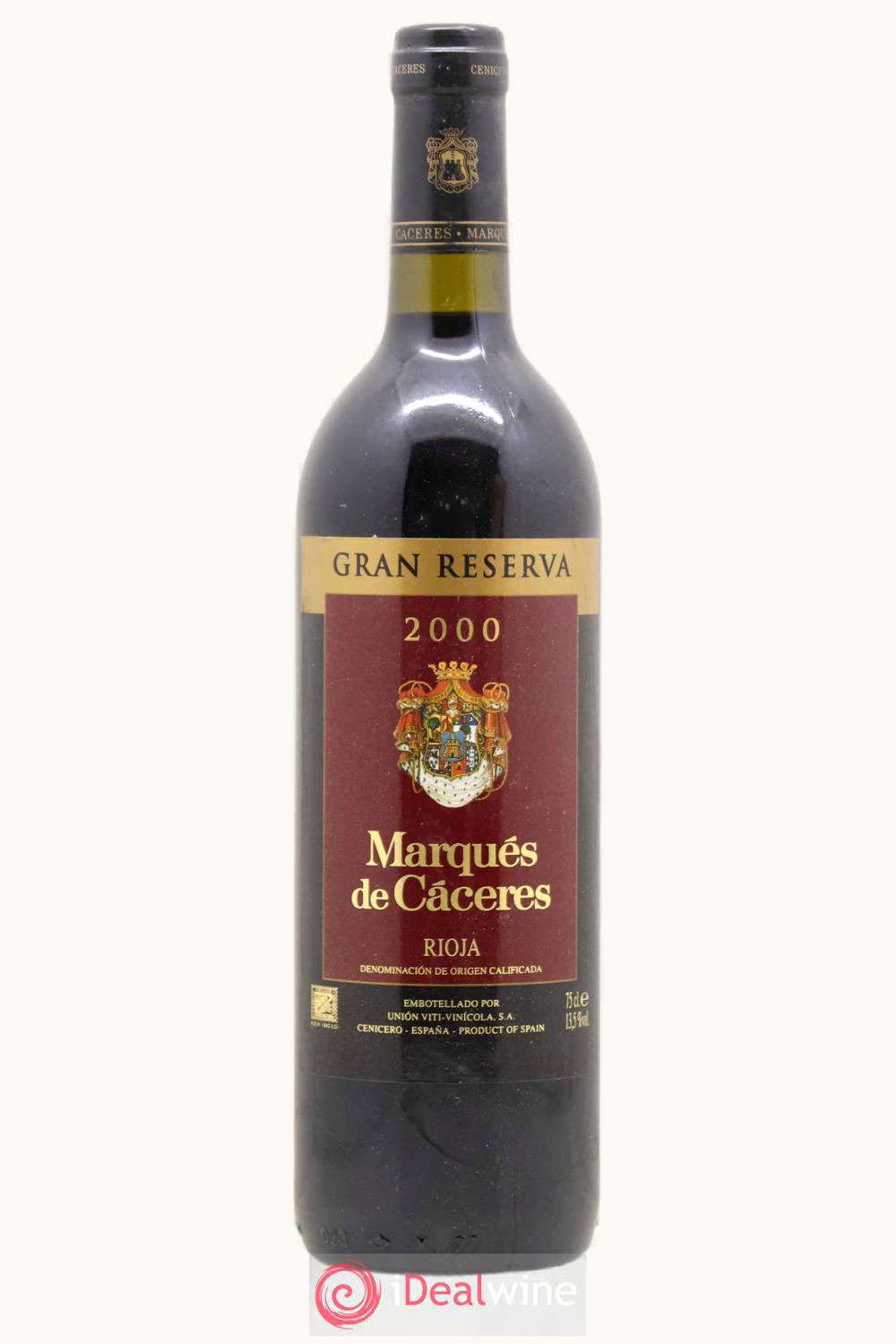 Marques de Caceres Grand Rsrv Doca Rioja Alta, 2000