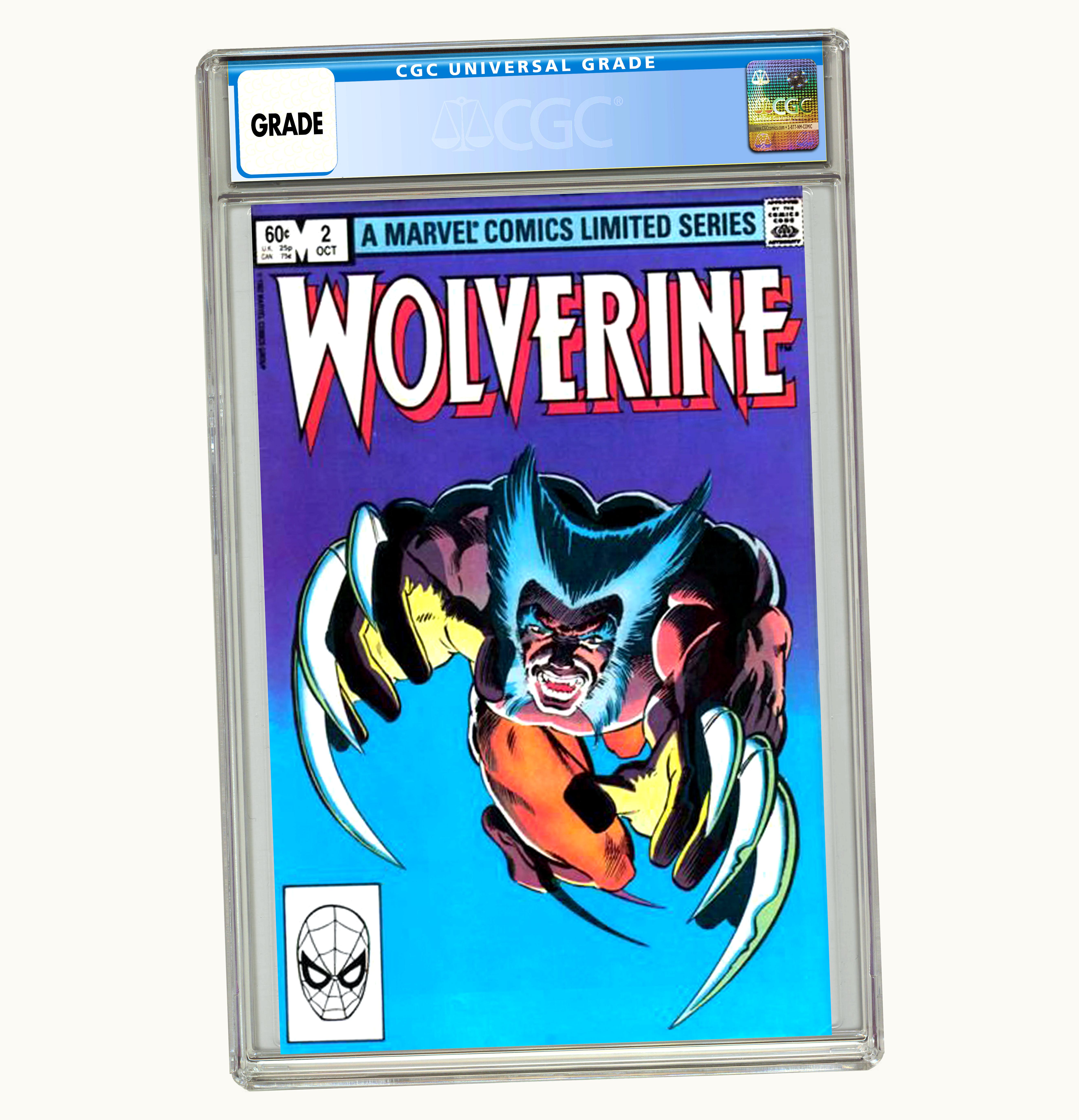 Marvel Marvel Wolverine 2 Limited Series 1st Full App of Yukio Comic Book CGC Graded