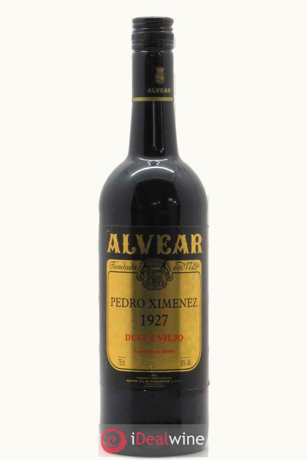 Alvear Pedro Ximenez Dolce Viejo, 2000