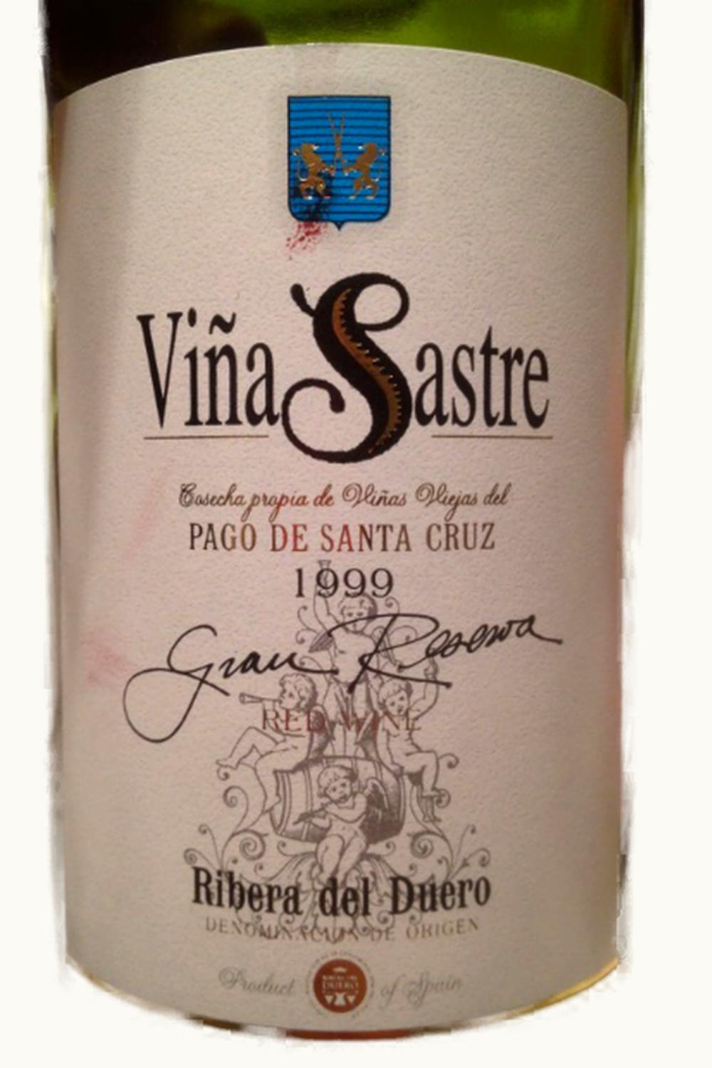 Hermanos Sastre VIna Pagos de Santa Cruz Grand Reserva, 1999
