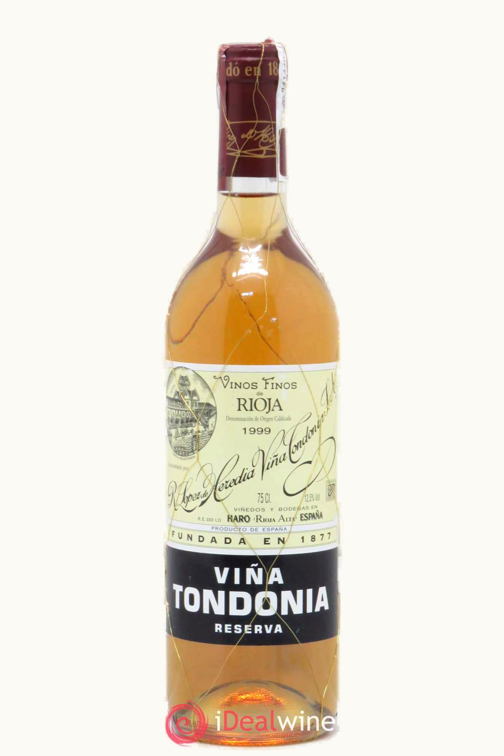 R. López de Heredia R. López de Heredia VIna Tondonia Reserva Blanco, 1999