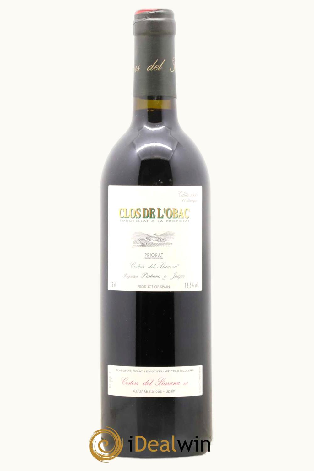 Costers del Siurana Clos de l'Obac, 1999