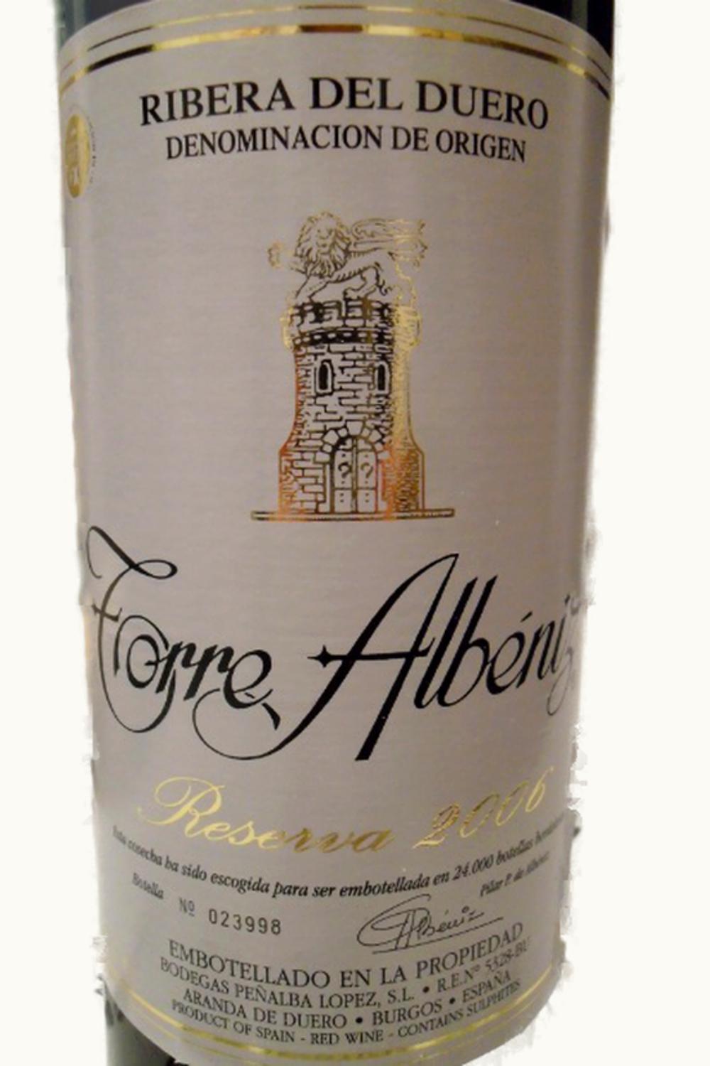 Peñalba López Penalba Lopez Torre Albeniz Reserva, 1999