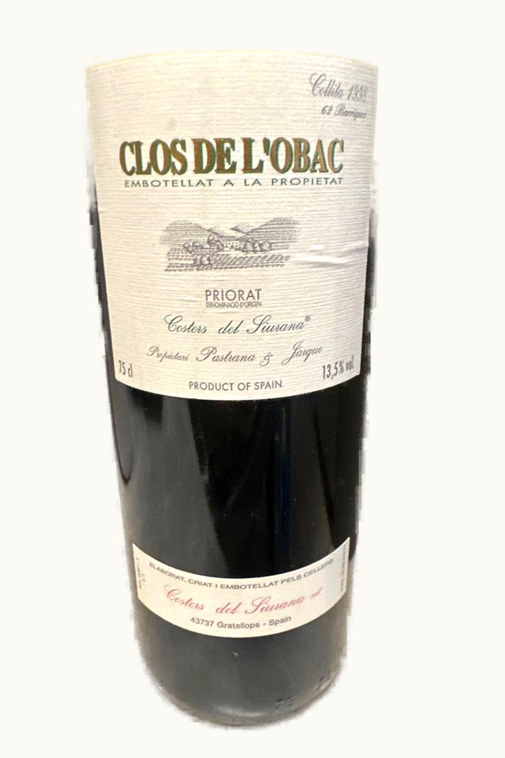 Costers del Siurana Clos de l'Obac D.O.Ca. Priorat, 1998
