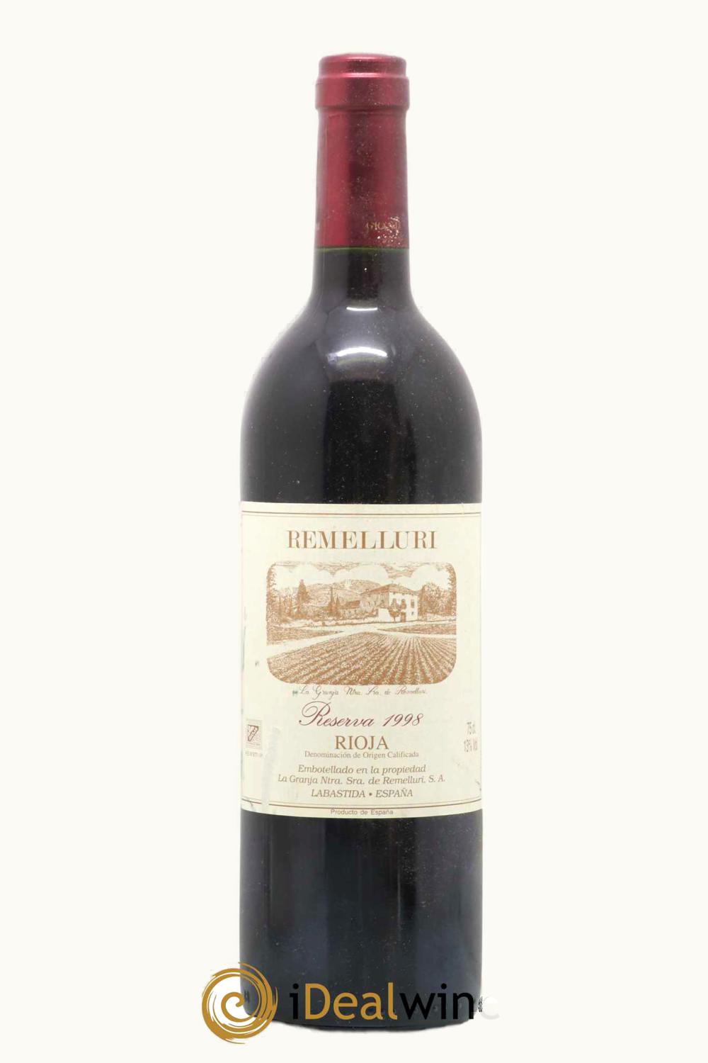 Granja de Nuestra Señora de Remelluri Gran Reserva D.O.Ca. Rioja Alavesa, 1998