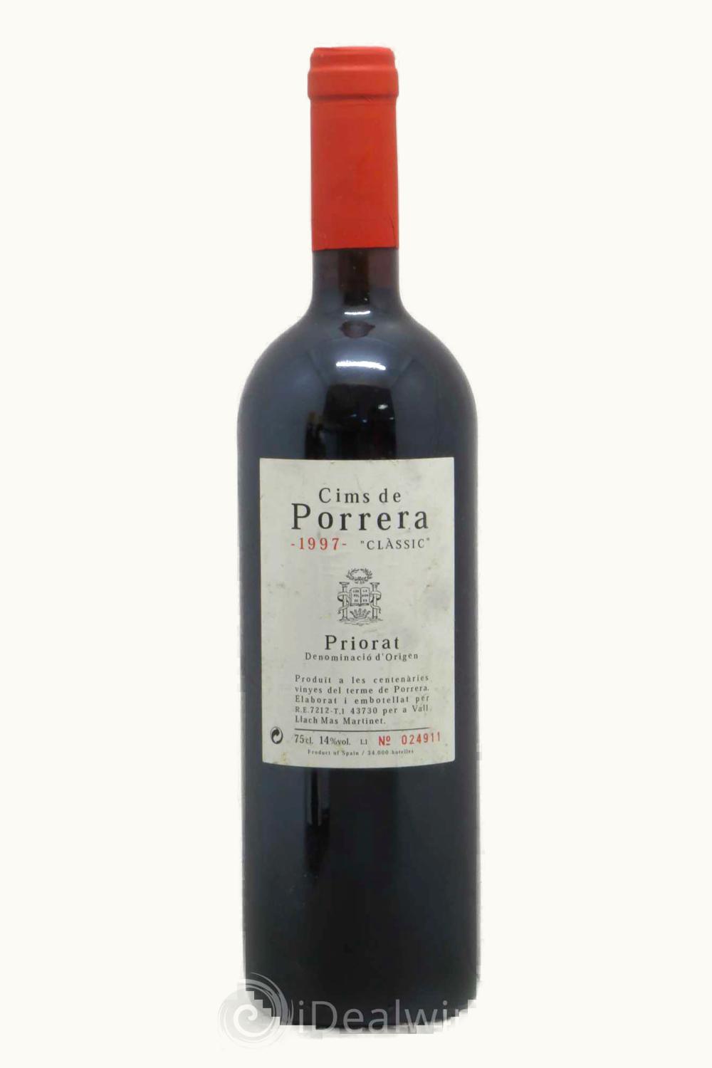 Cims De Porrera VI de Villa Solanes D.O.Ca. Priorat, 1997