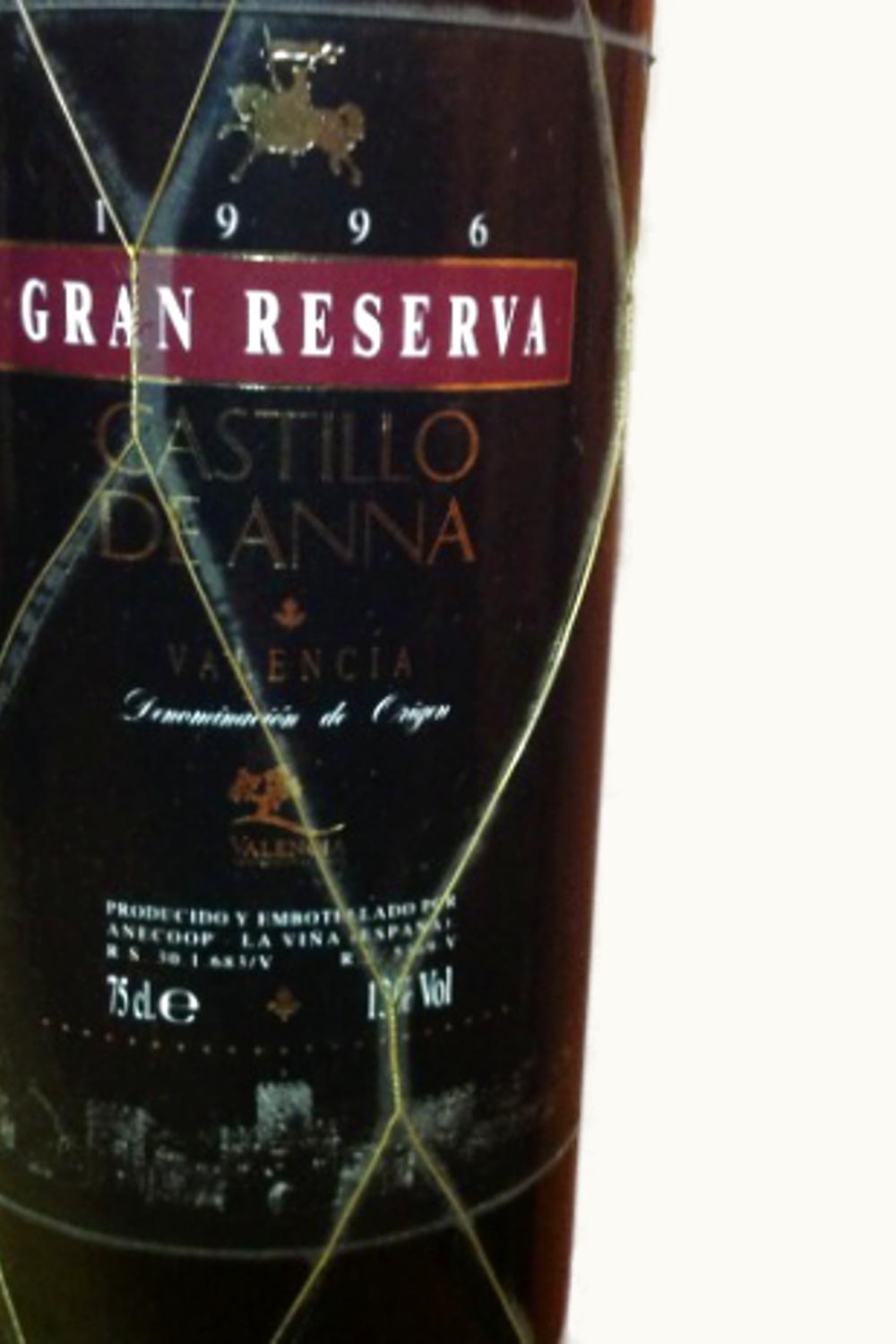Anecoop Anecoop Castillo de Anna Reserva D.O. Valencia, 1997