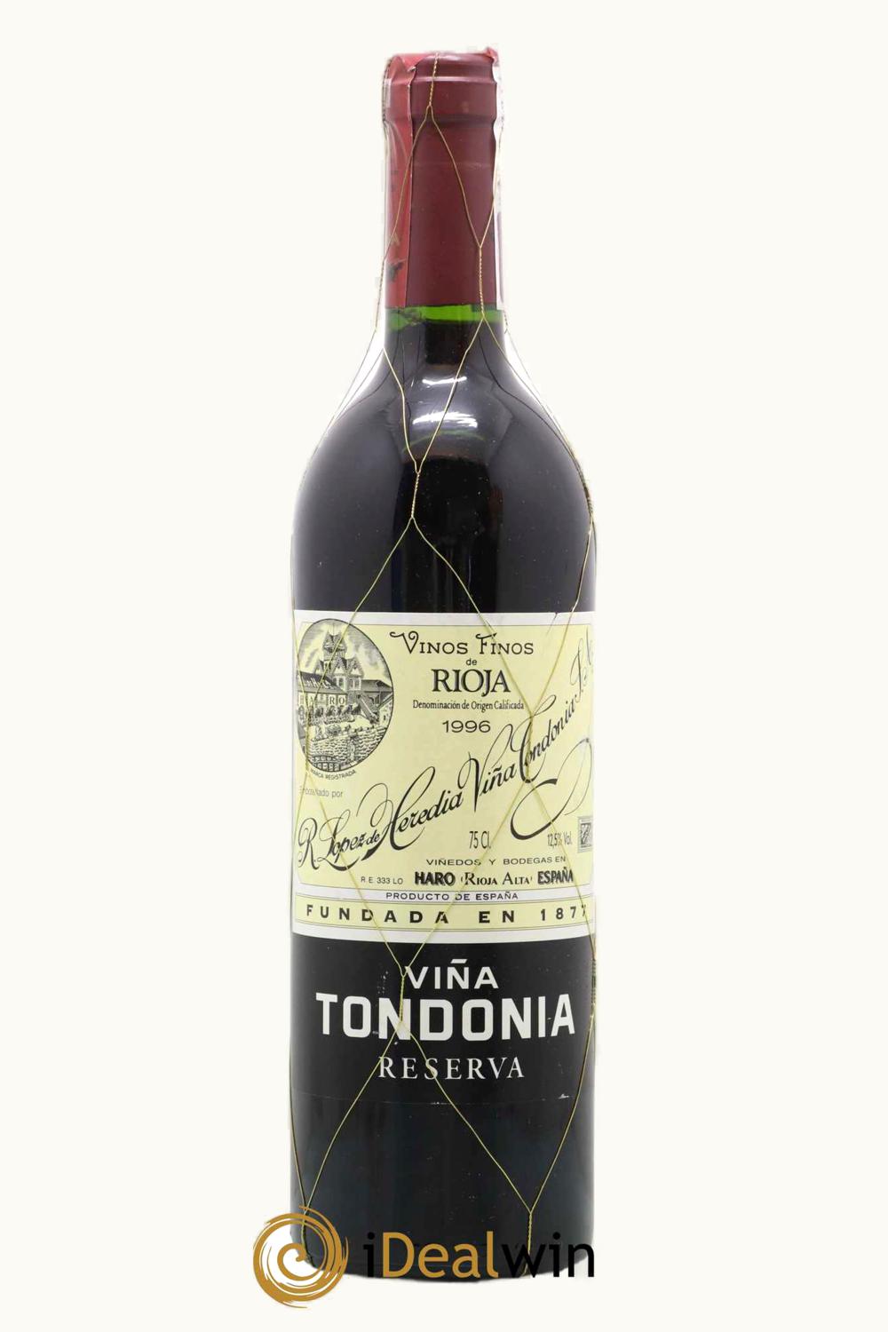 R. López de Heredia R. López de Heredia Viña Tondonia Reserva D.O.Ca. Rioja Alta, 1996