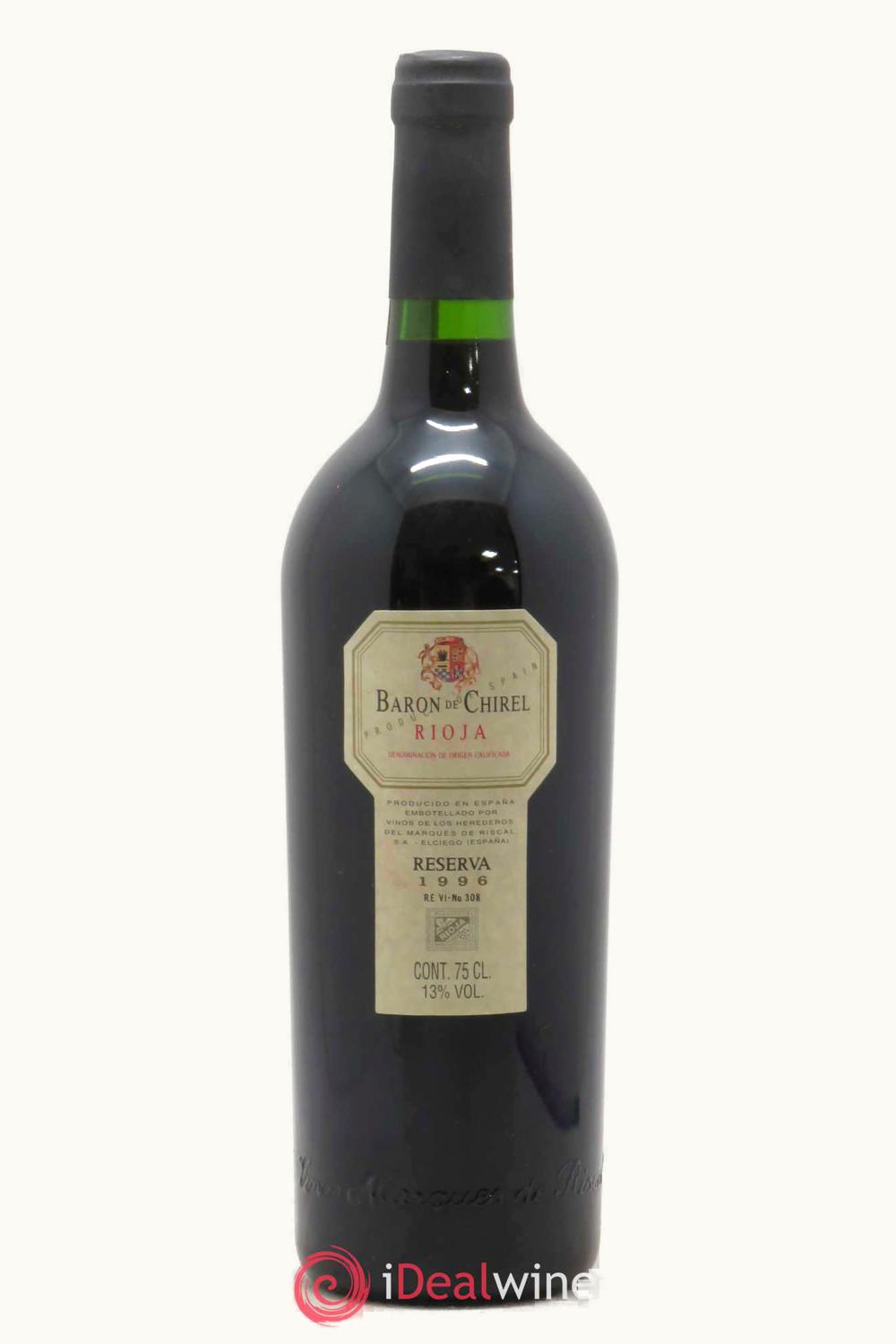 Marqués de Riscal Marqués de Riscal Baron de Chirel Reserva, 1996