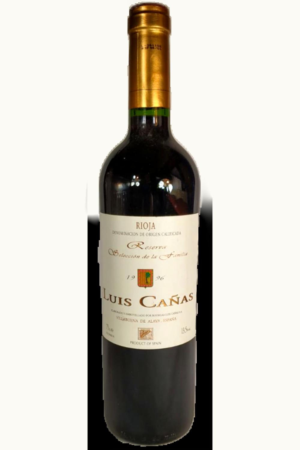 Bodegas Luis Cañas Bodegas Luis Cañas Reserva Seleccion de la Familia, 1996