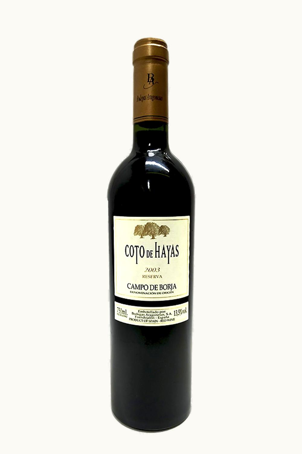 Aragonez Coto de Hayas Reserva, 1996