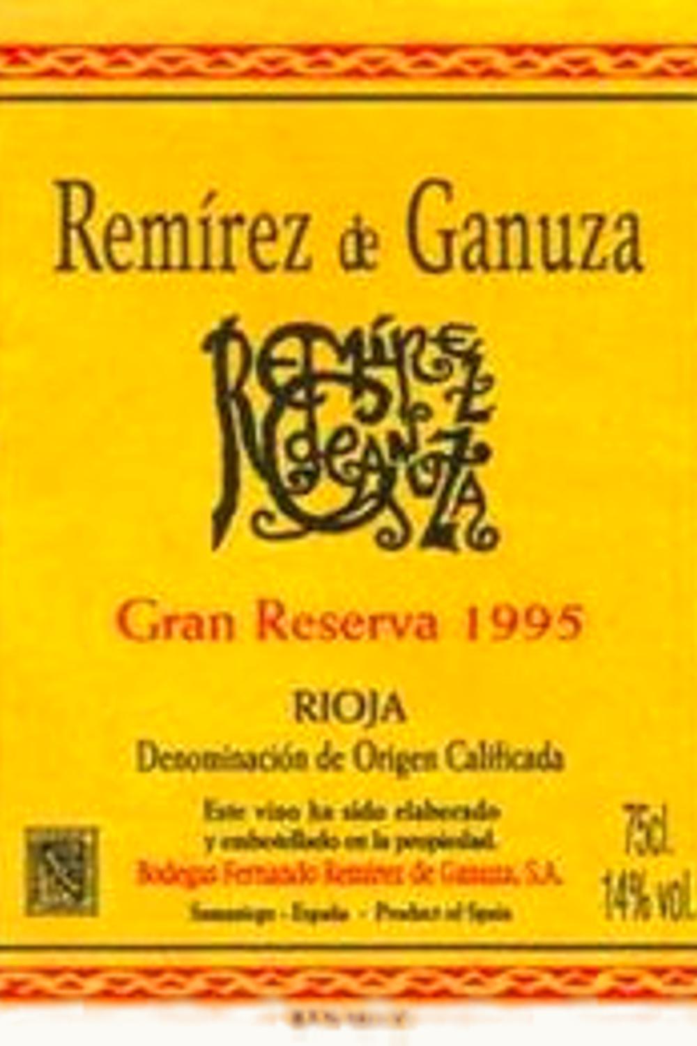 Remírez de Ganuza Remirez de Ganuza Gran Reserva, 1995