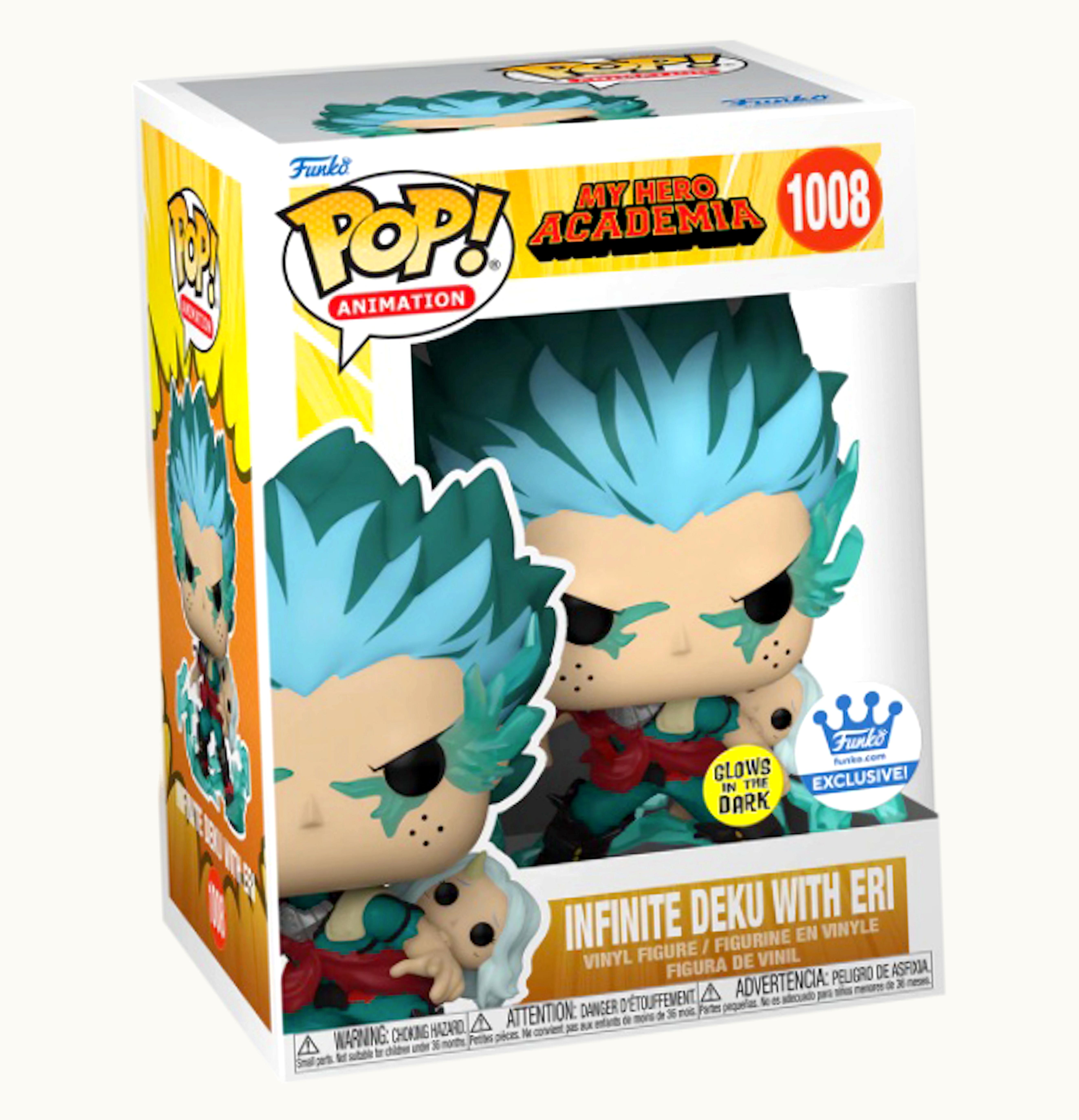 Funko Funko Pop Animation My Hero Academia Infinite Deku With Eri GITD Funko Shop Exclusive Figure 1008