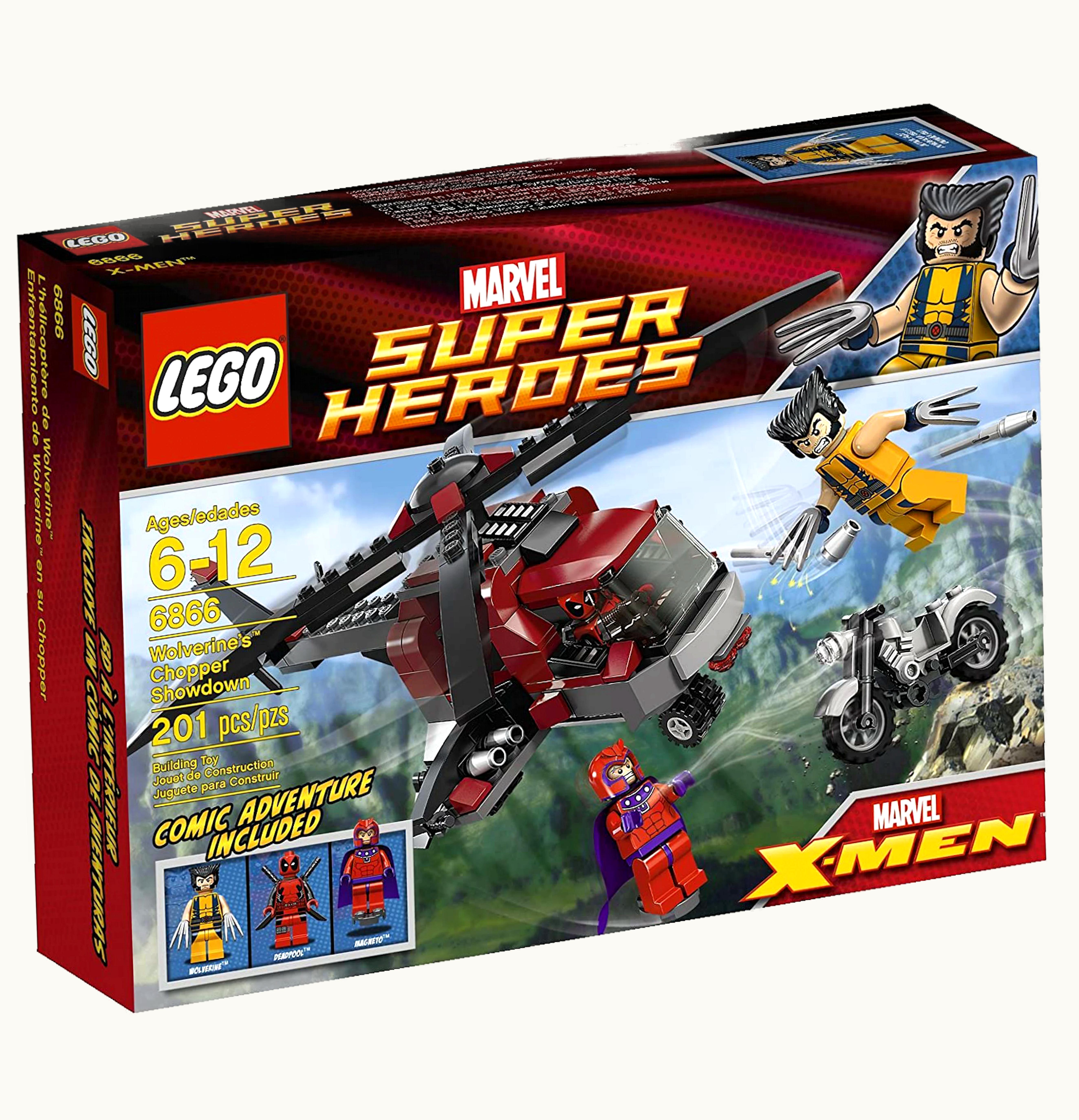 LEGO LEGO Marvel Super Heros X Men Wolverines Chopper Showdown Set 6866