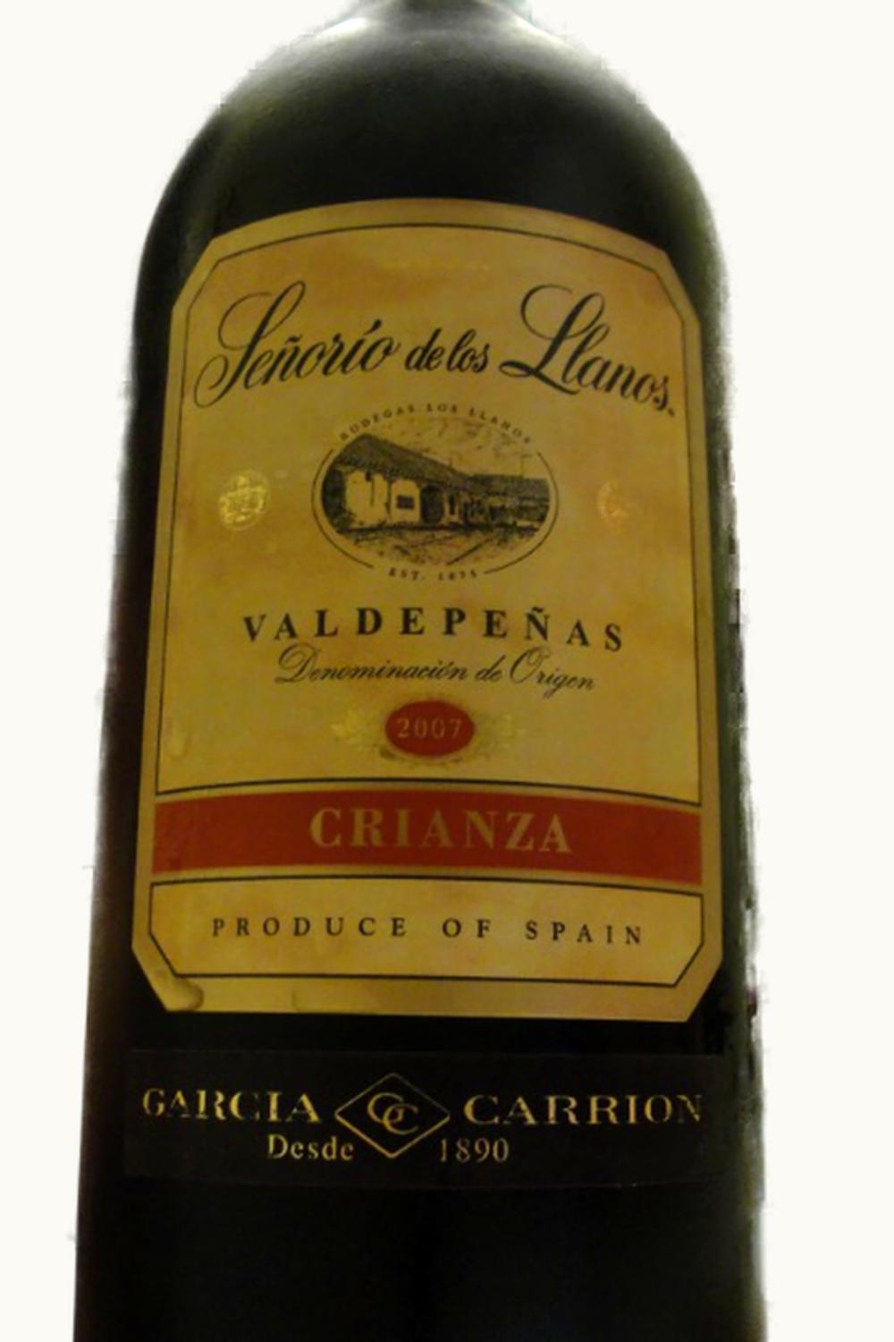 J. García Carrión J. García Carrión Señorío de los Llanos Reserva, 1995