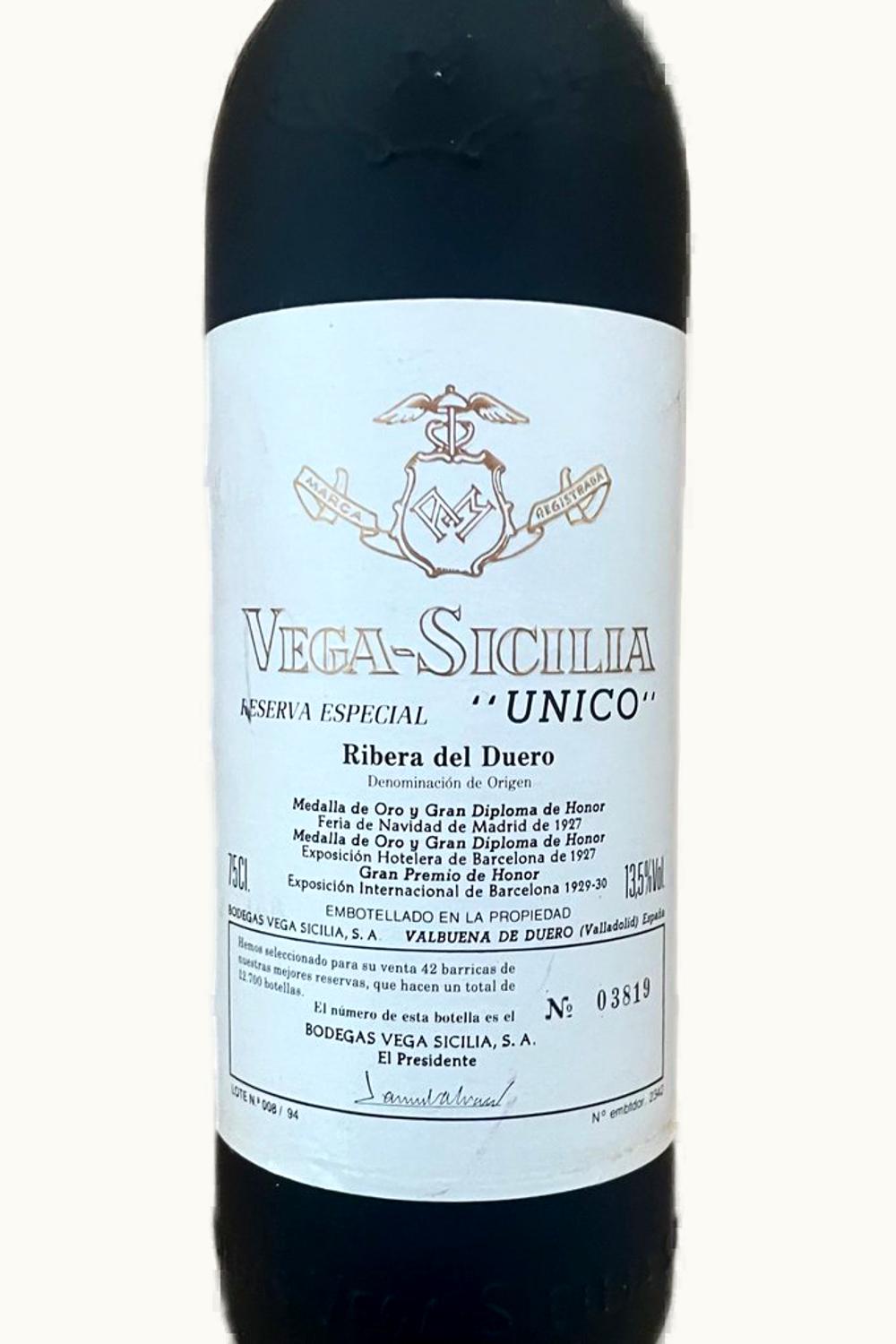 Vega Sicilia Vega Sicilia Único Gran Reserva, 1994