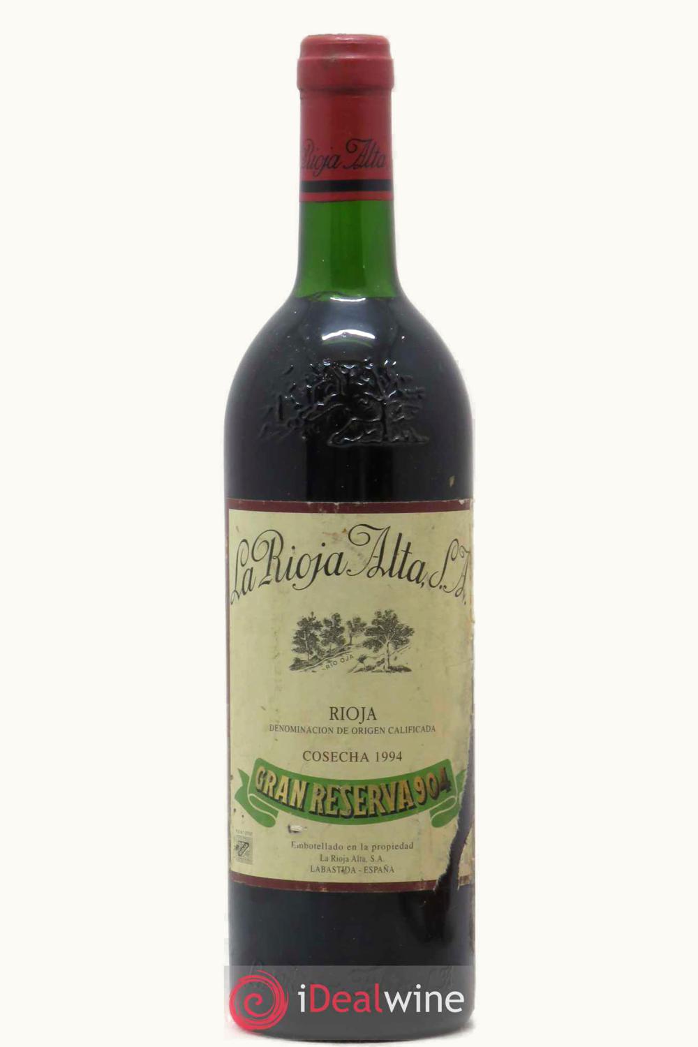 La Rioja Alta La Rioja Alta Gran Reserva 904, 1994