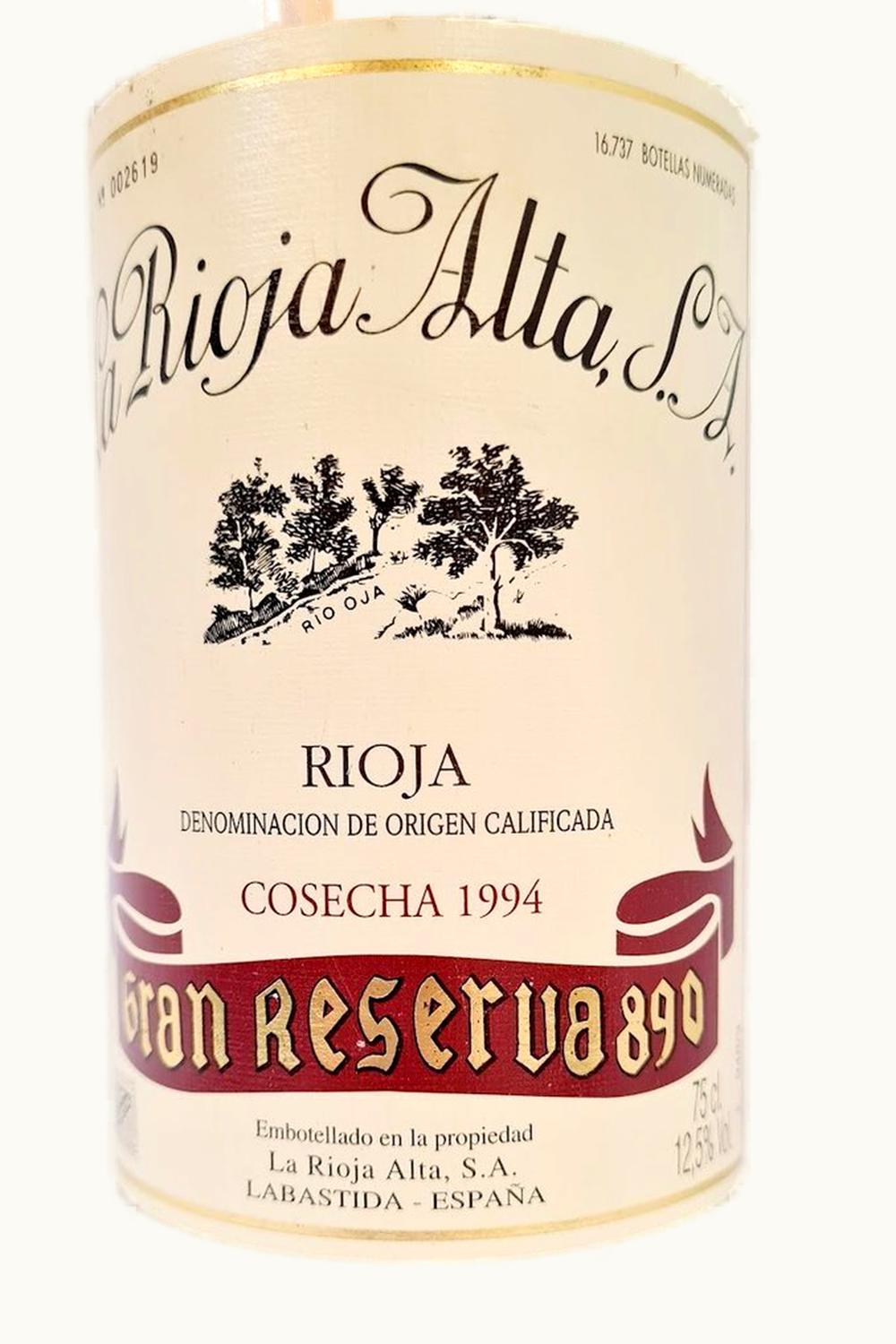 La Rioja Alta Gran Reserva 890, 1994